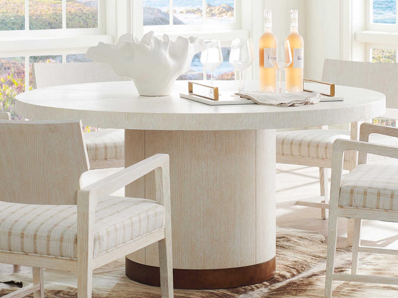 Barclay Butera Carmel Selfridge Round Wood Dining Table