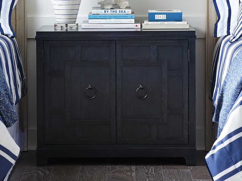 Barclay Butera Newport Collins Blue Chest Nightstand