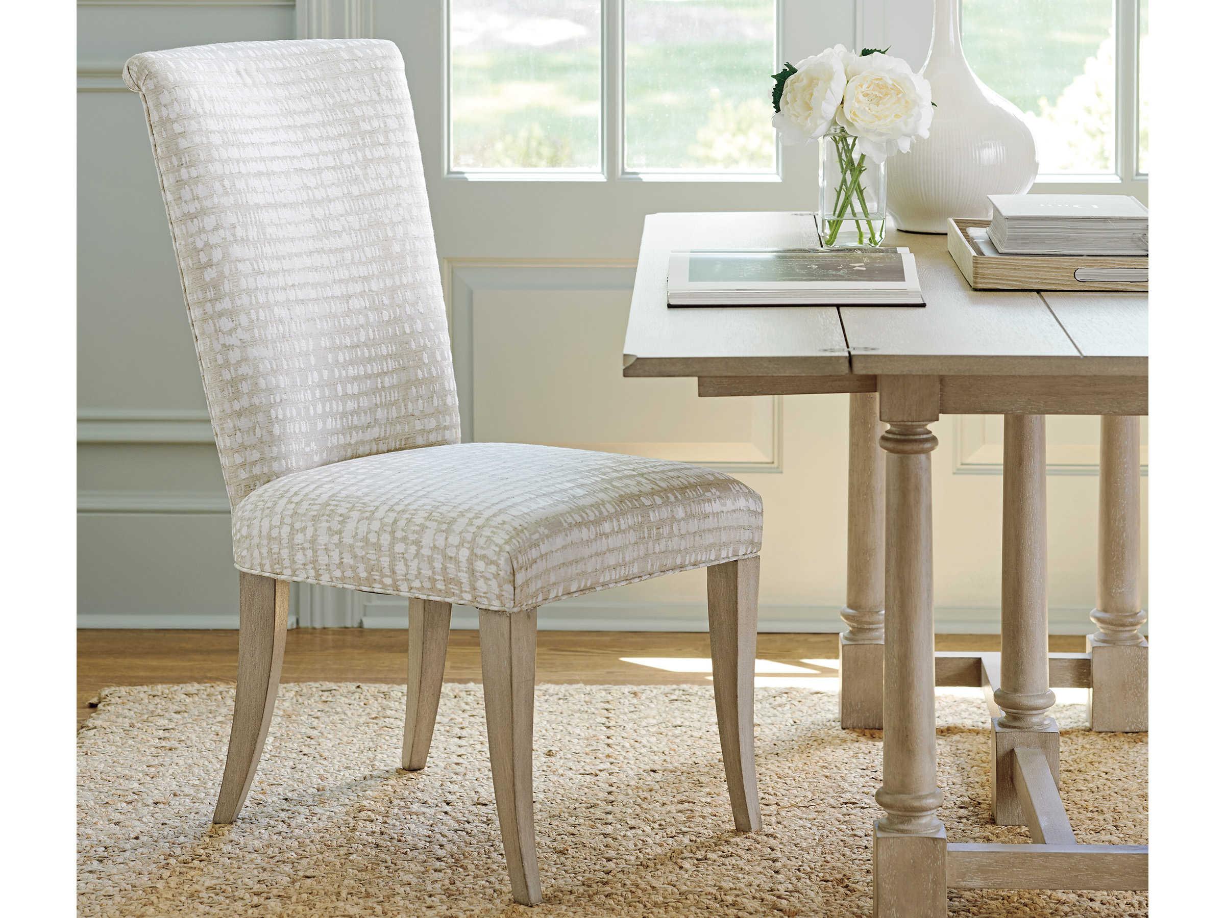 Barclay Butera Malibu Serra Brown Upholstered Side Dining Chair