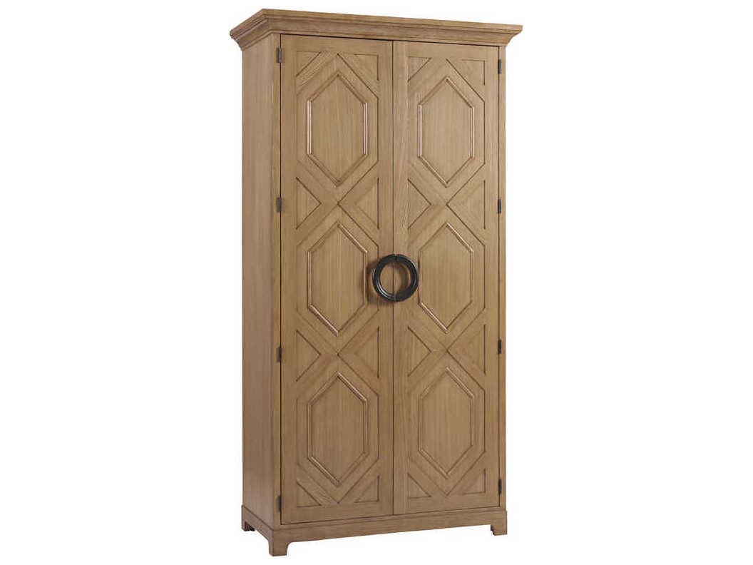Barclay Butera Newport Pacific Coast Sandstone Display Cabinet