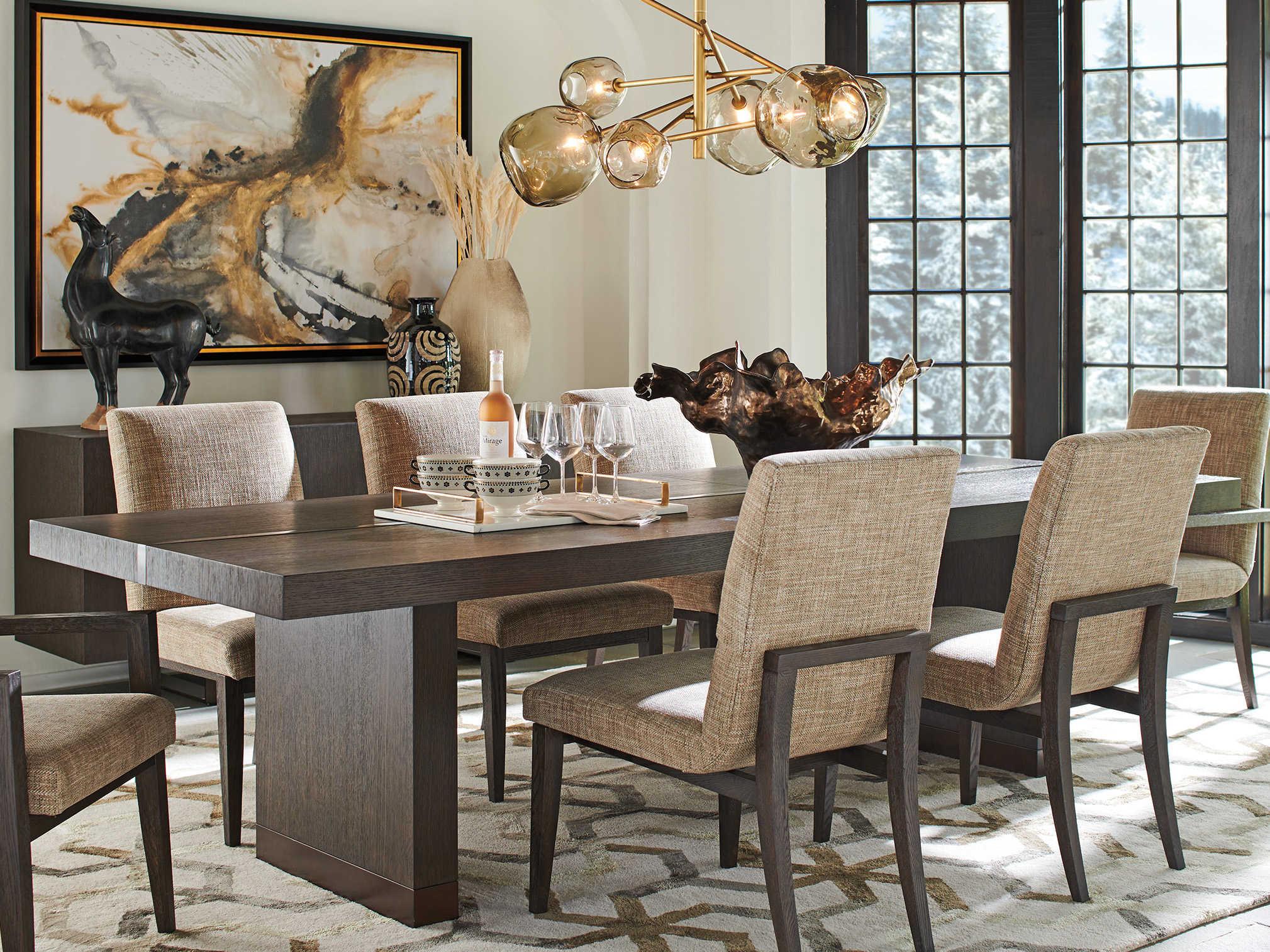 Barclay Butera Park City Ironwood Extendable Rectangular Wood Dining Table