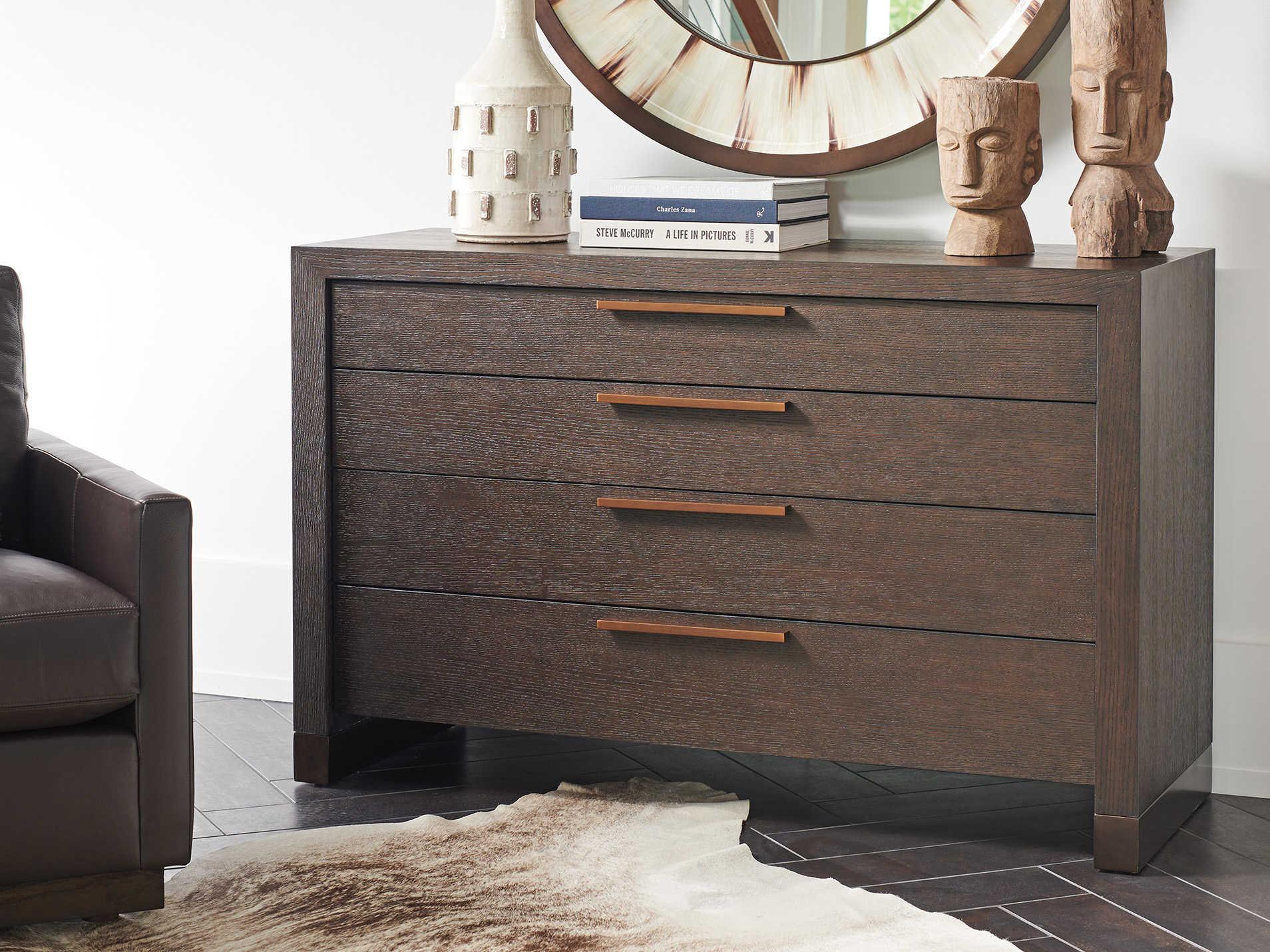 Barclay Butera Park City Bridgewater 4-Drawers Brown Dresser