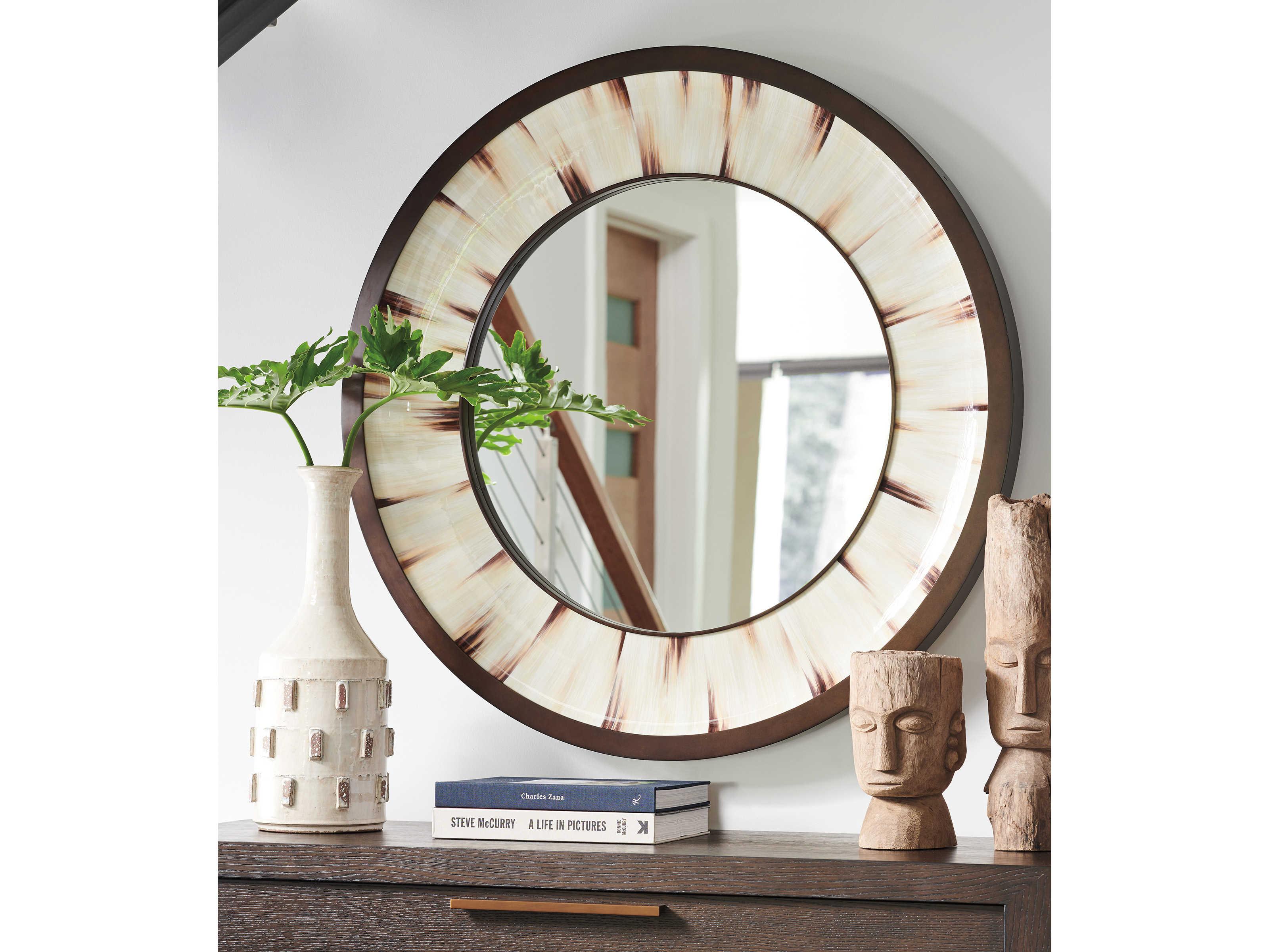 Barclay Butera Park City Academy Round Wall Mirror
