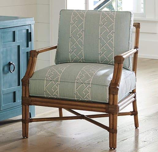 Barclay Butera Upholstery Redondo Brown Fabric Accent Chair