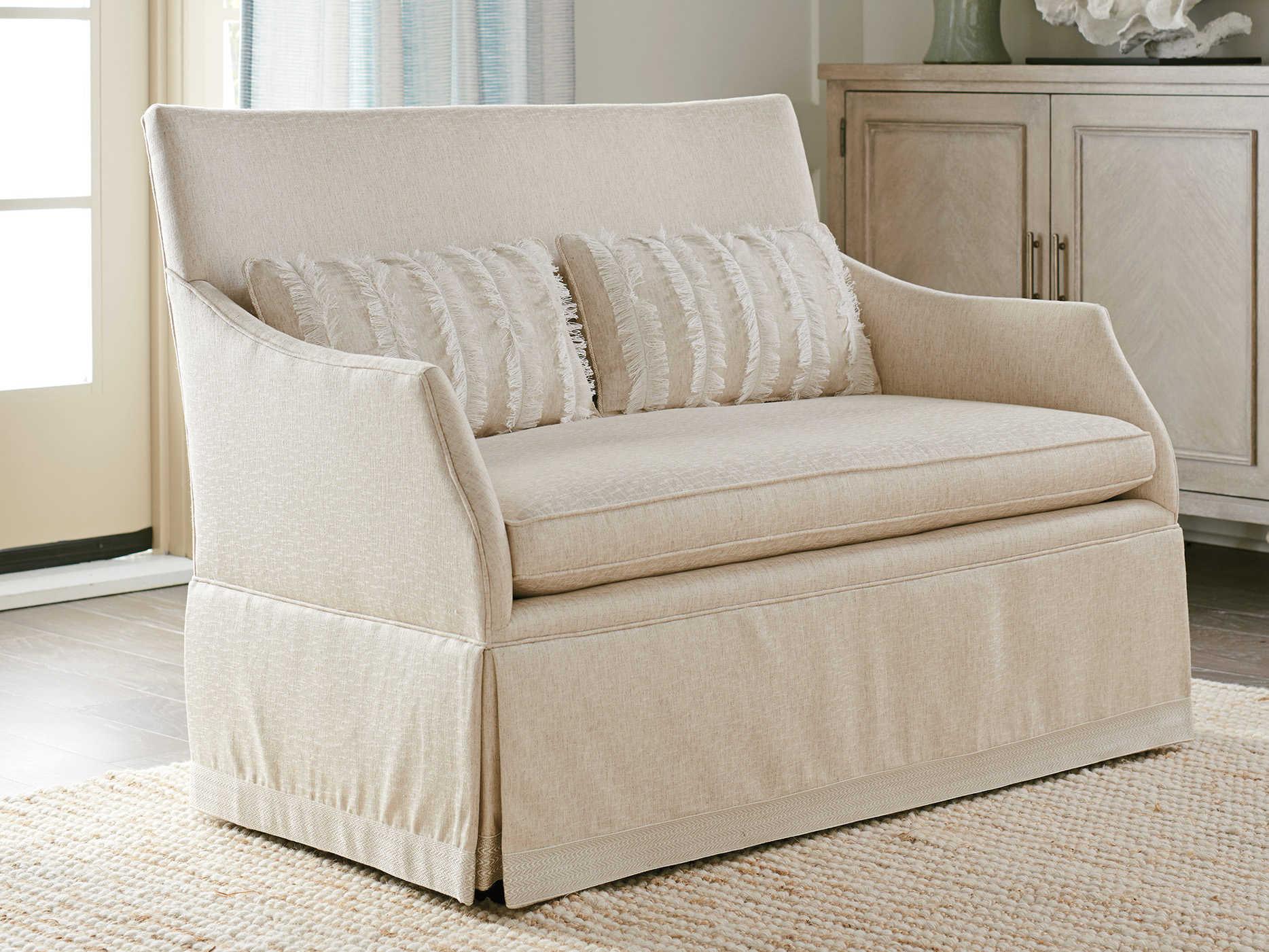 Barclay Butera Upholstery Portshead Beige Upholstered Accent Bench