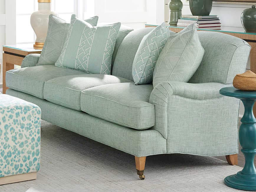 Barclay Butera Upholstery Sydney Laguna Sands Green Upholstered Sofa