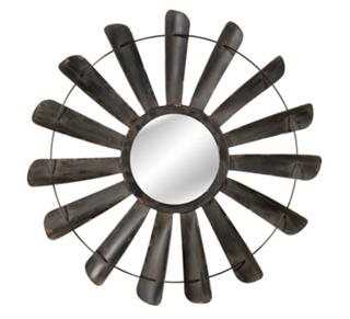 Bassett Mirror Belgian Modern Nolan Round Wall Mirror