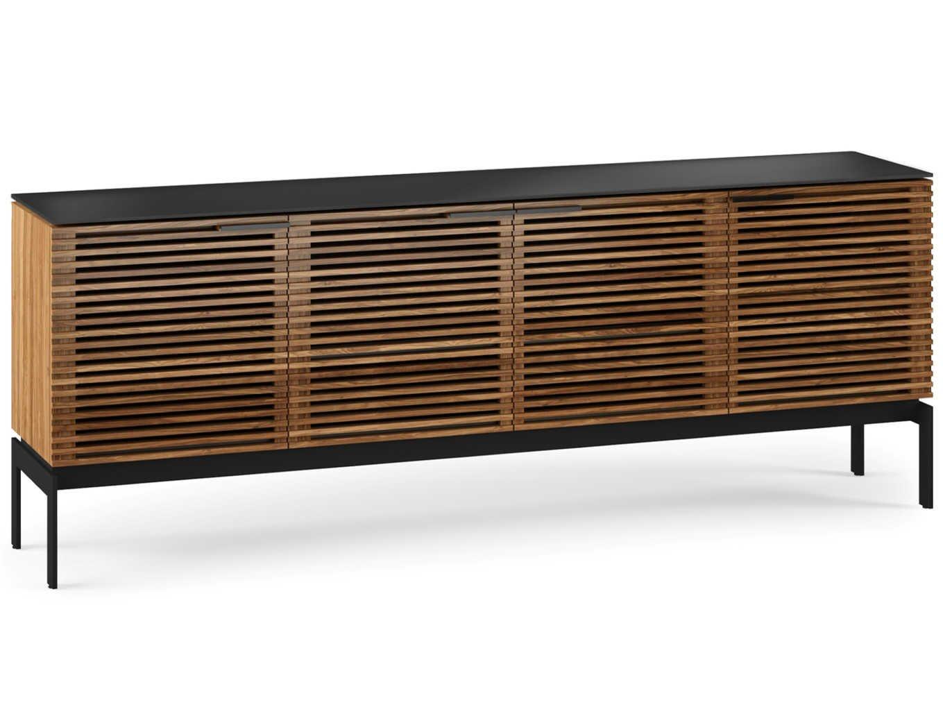 BDI Corridor 79" Hardwood Natural Walnut Media Console