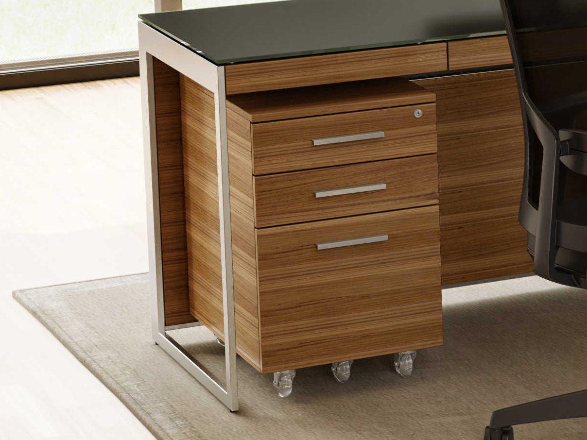 BDI Sequel Walnut Natural File Cabinet