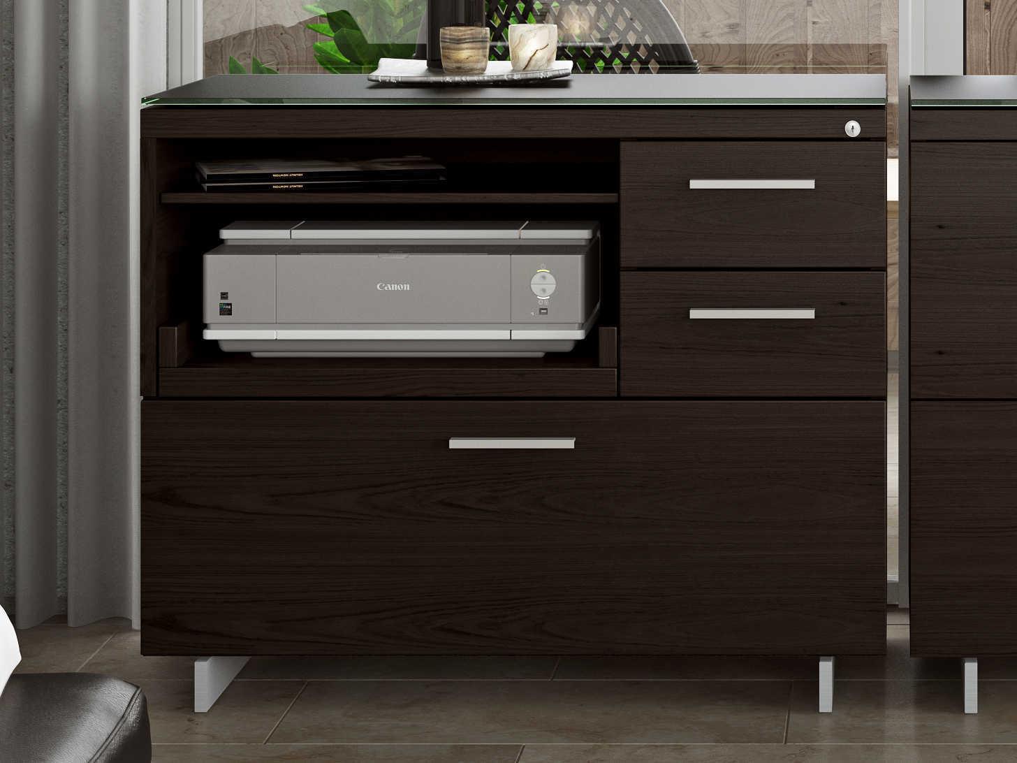 BDI Sequel Ash Wood Printer Cabinet