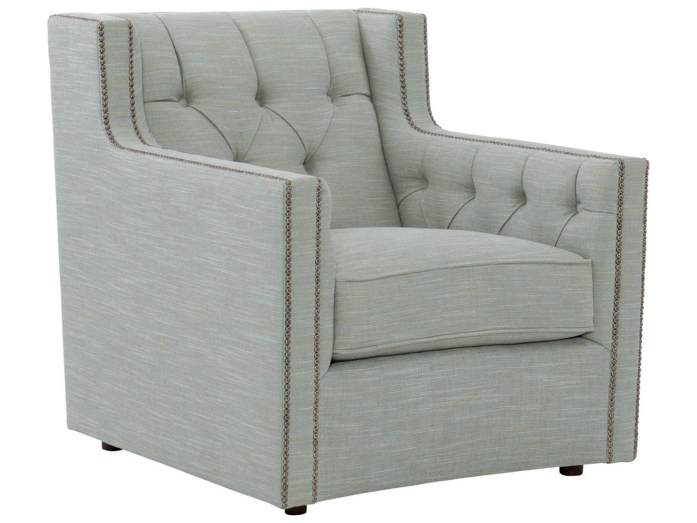 Bernhardt Candace Gray Fabric Accent Chair