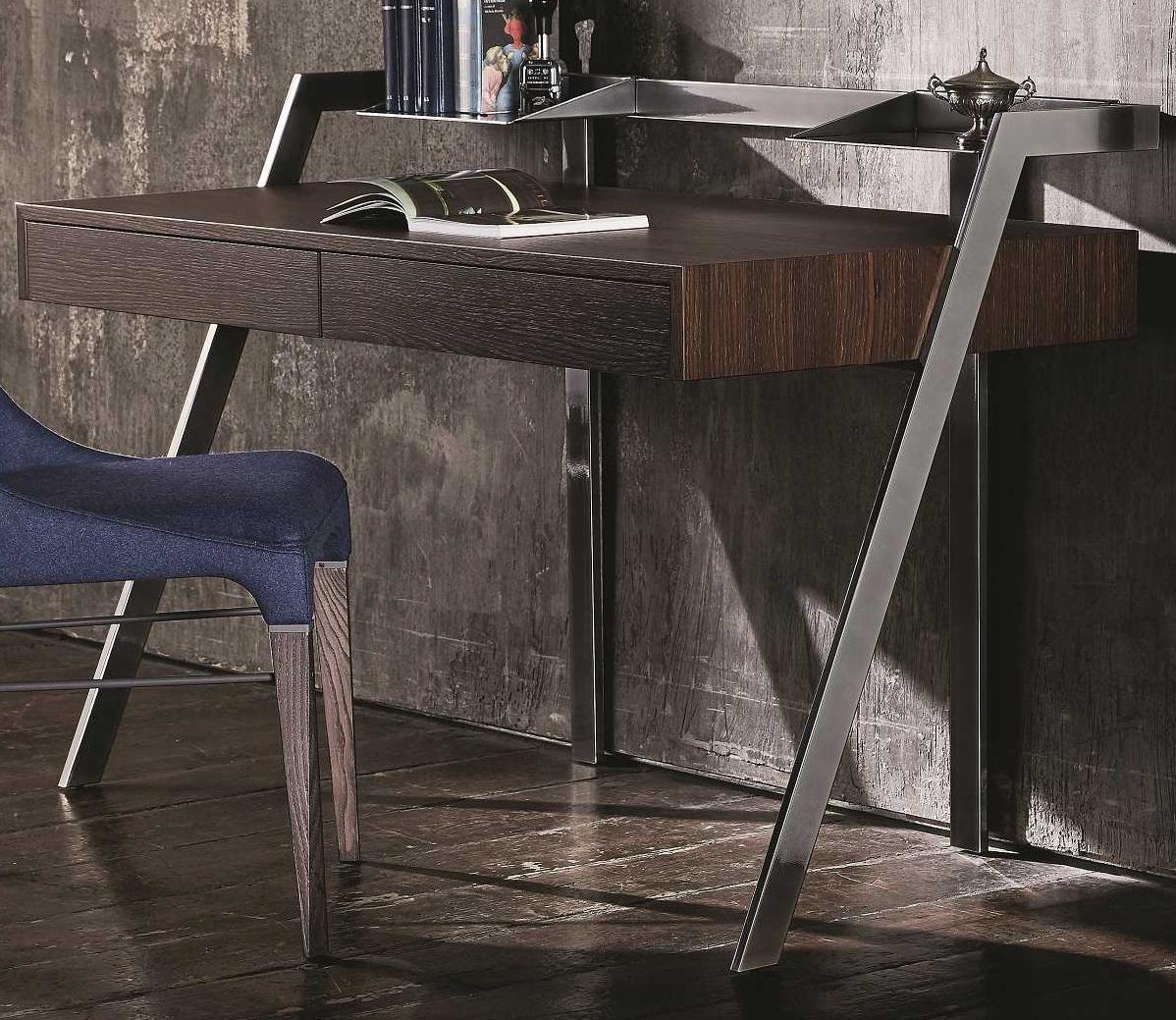 Bontempi Casa Zac Oak Wood Computer Desk