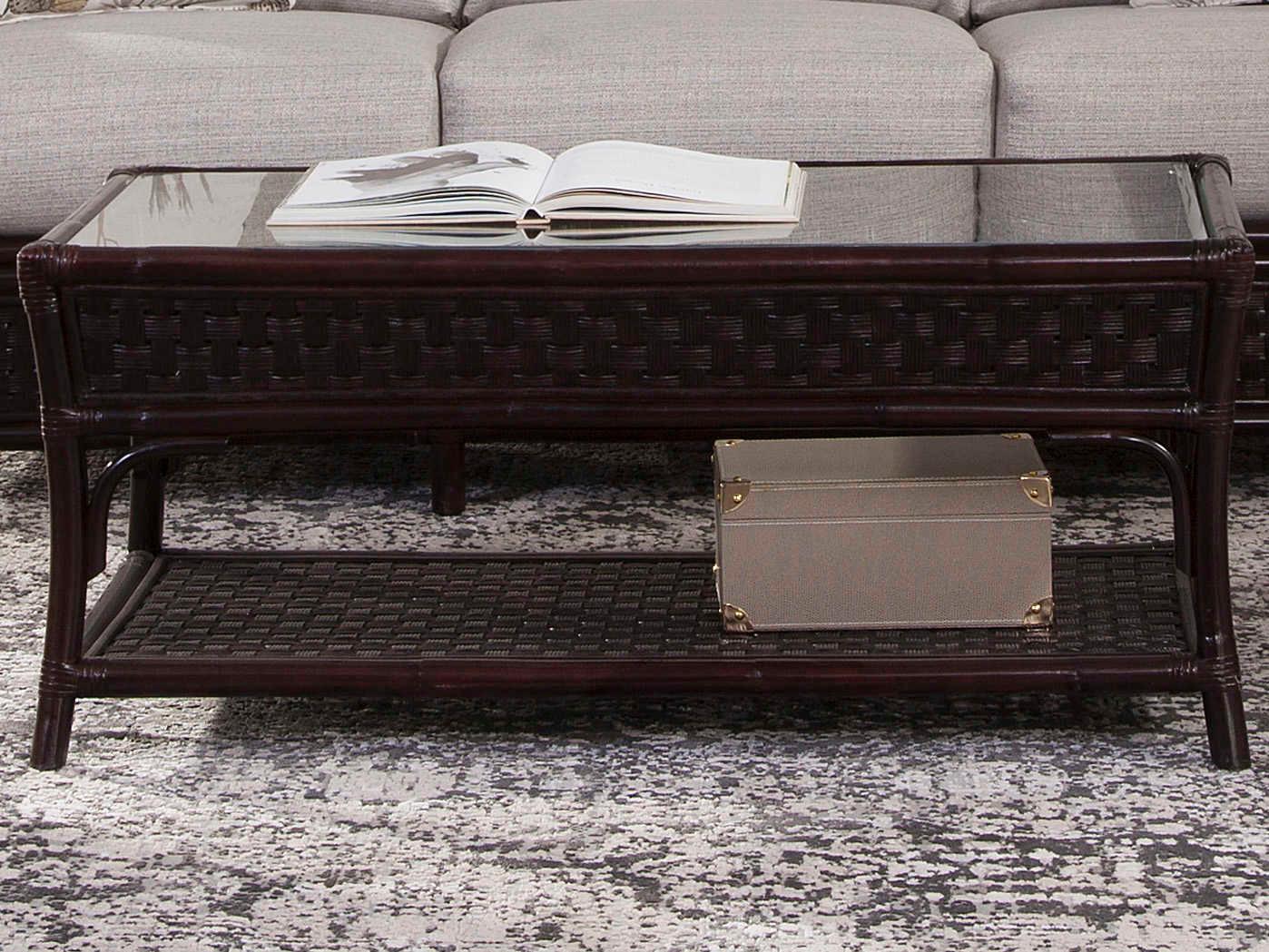 Braxton Culler Boca Rectangular Glass Coffee Table