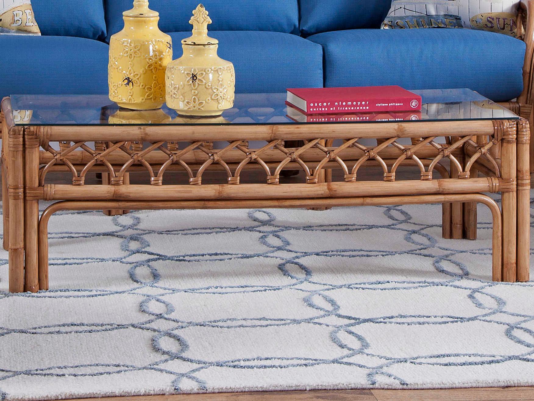 Braxton Culler Edgewater Rectangular Glass Coffee Table