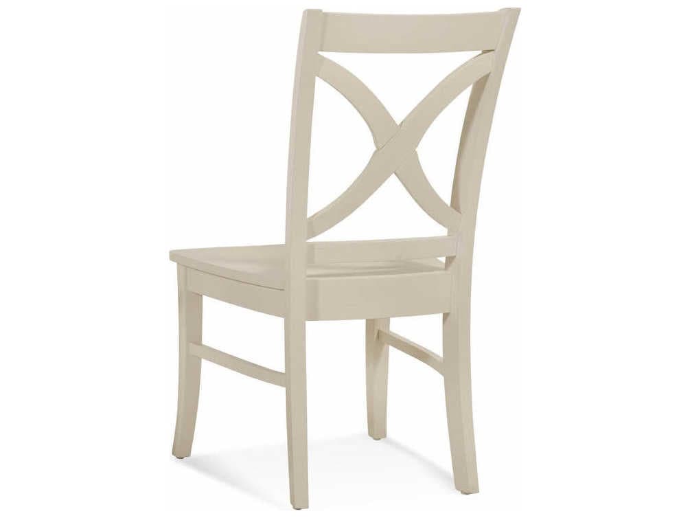 Braxton Culler Hues Rubberwood White Side Dining Chair