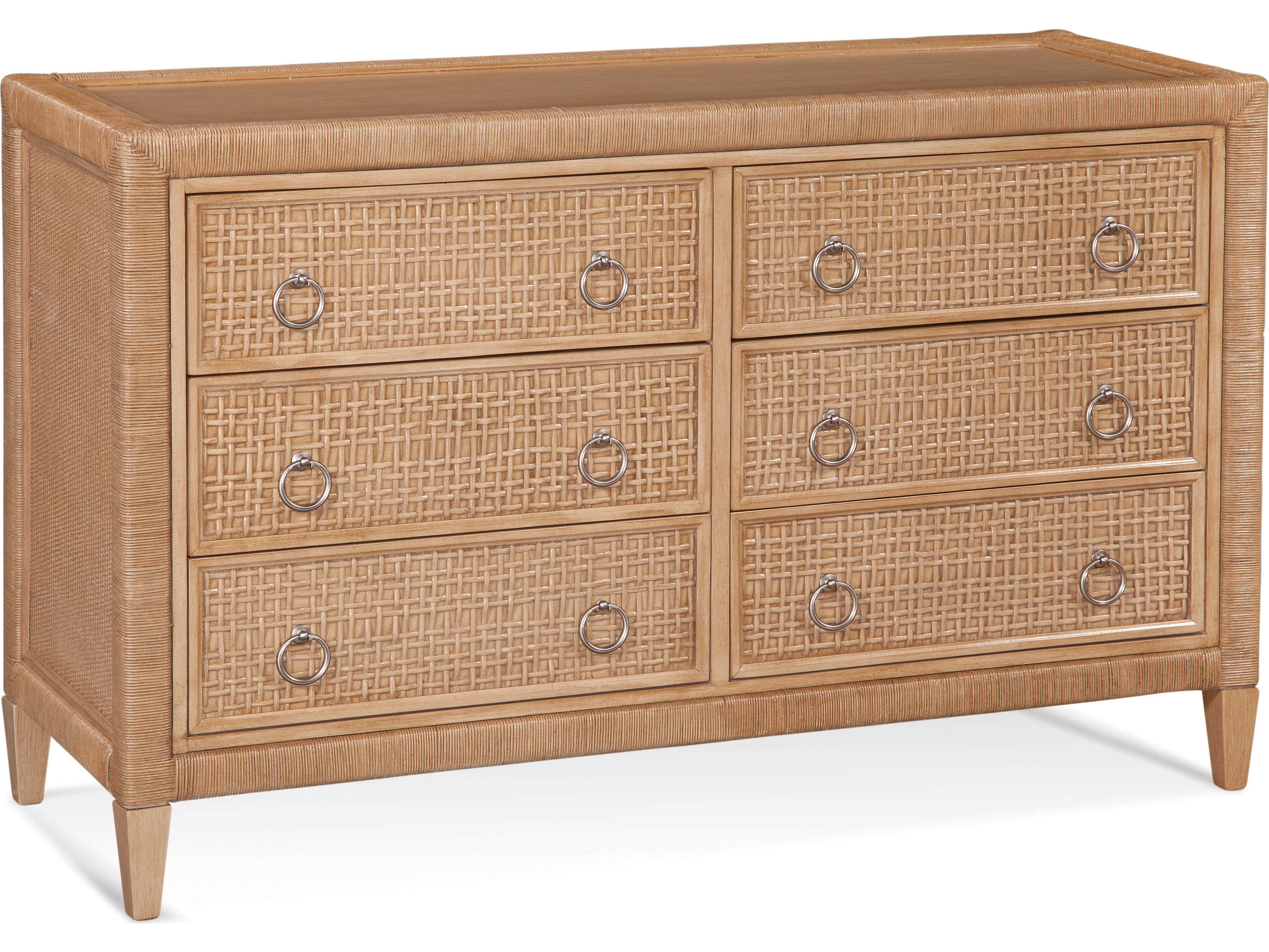 Braxton Culler Naples 6-Drawers Brown Hardwood Double Dresser