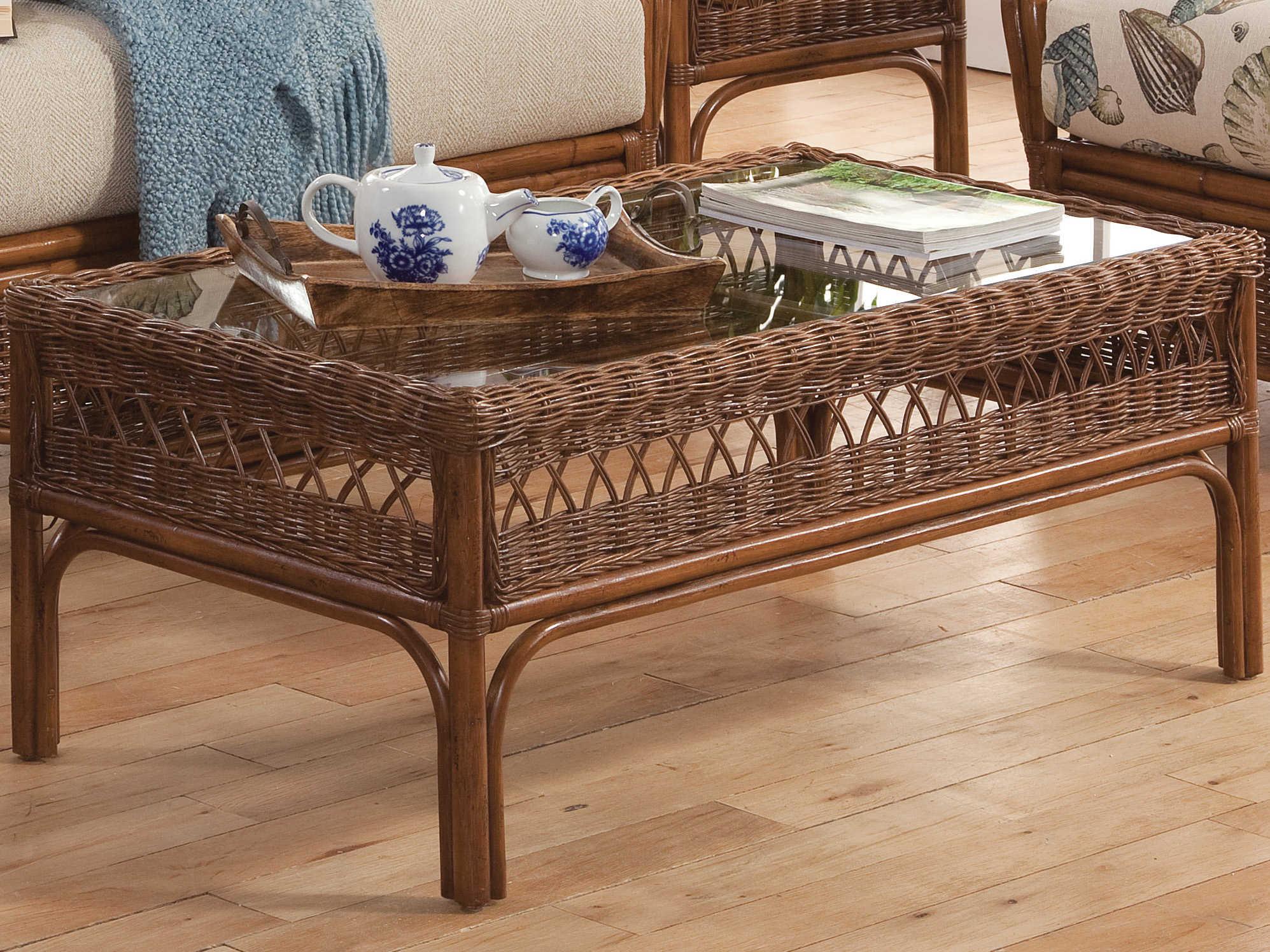Braxton Culler Nassau Rectangular Glass Coffee Table