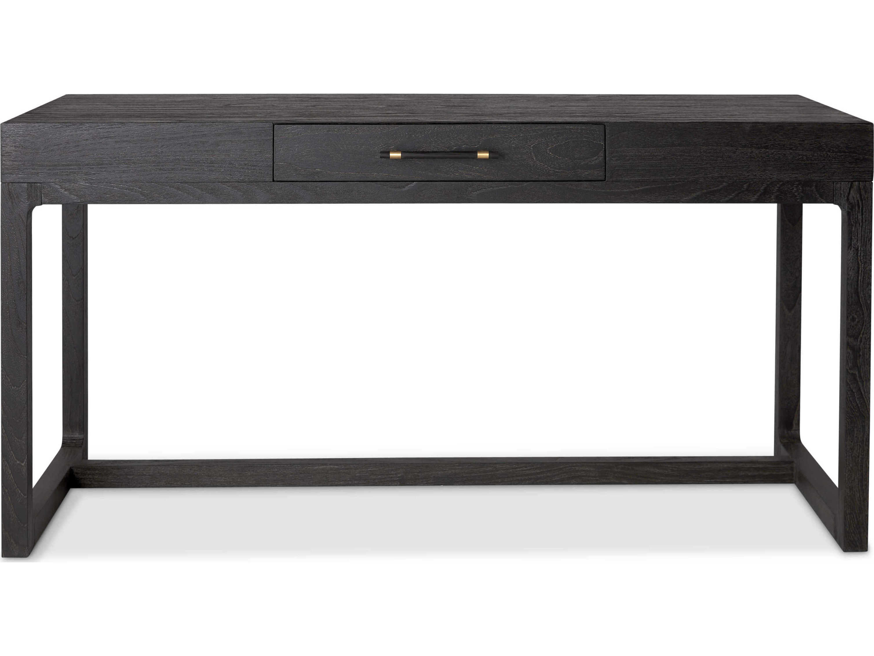 Brownstone Asher Mink Brown Teak Wood Secretary Desk