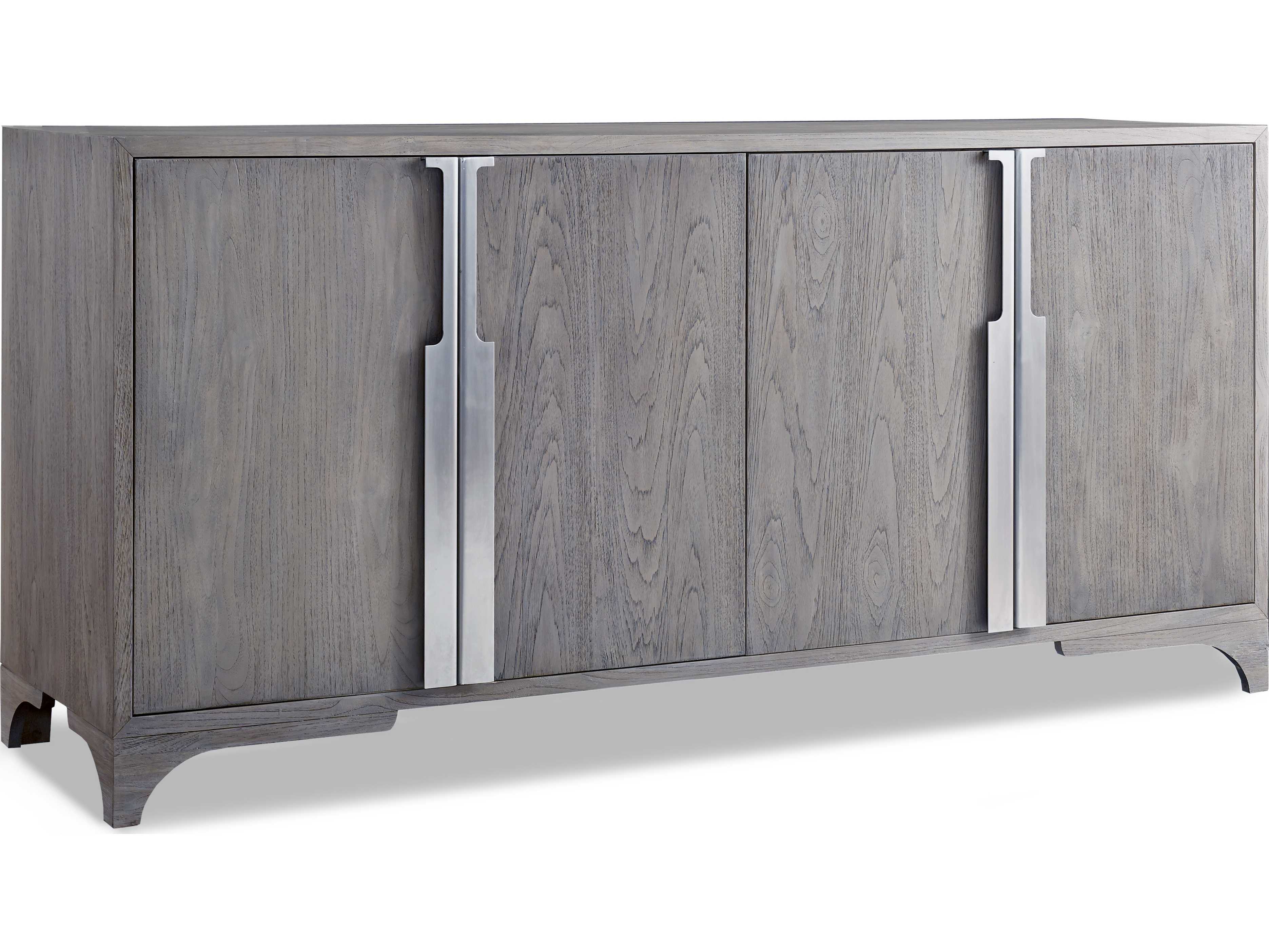 Brownstone Palmer 74" Teak Wood Driftwood Sideboard