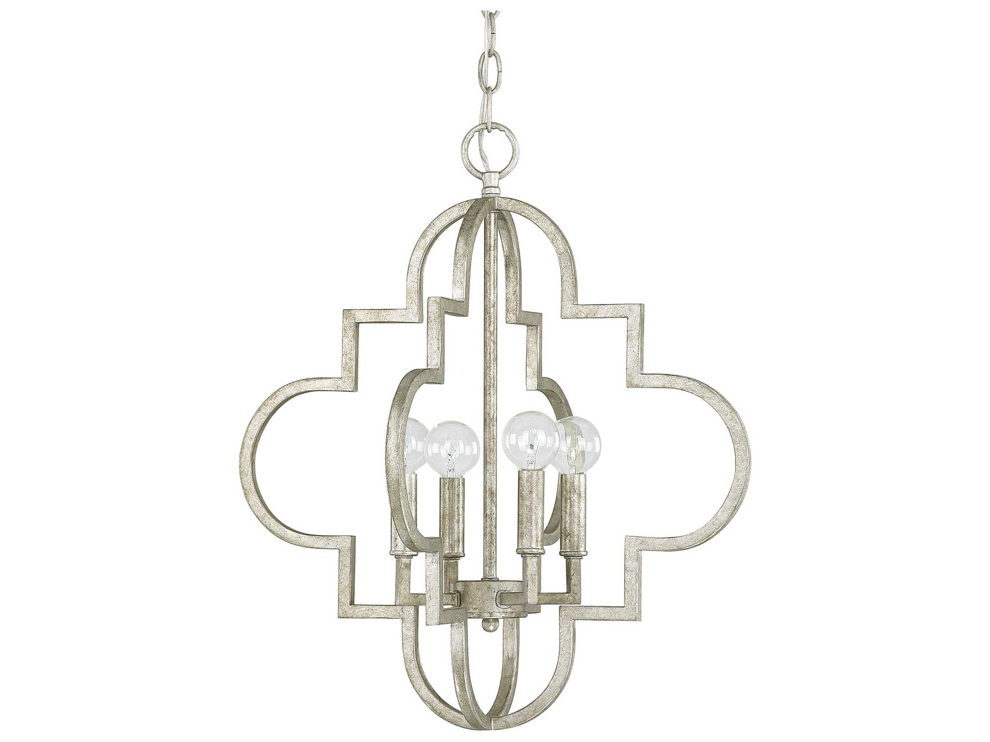 Capital Lighting Ellis 4-Light Antique Silver Pendant