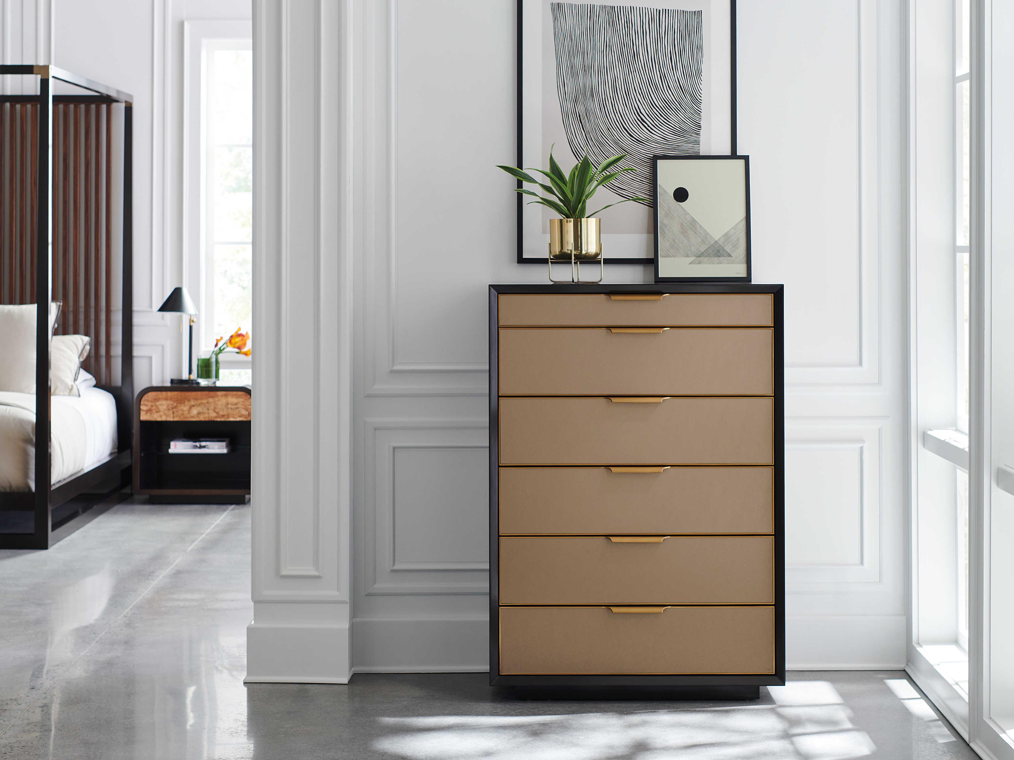 Caracole Classic Wrap It Up Dark Chocolate Accent Chest