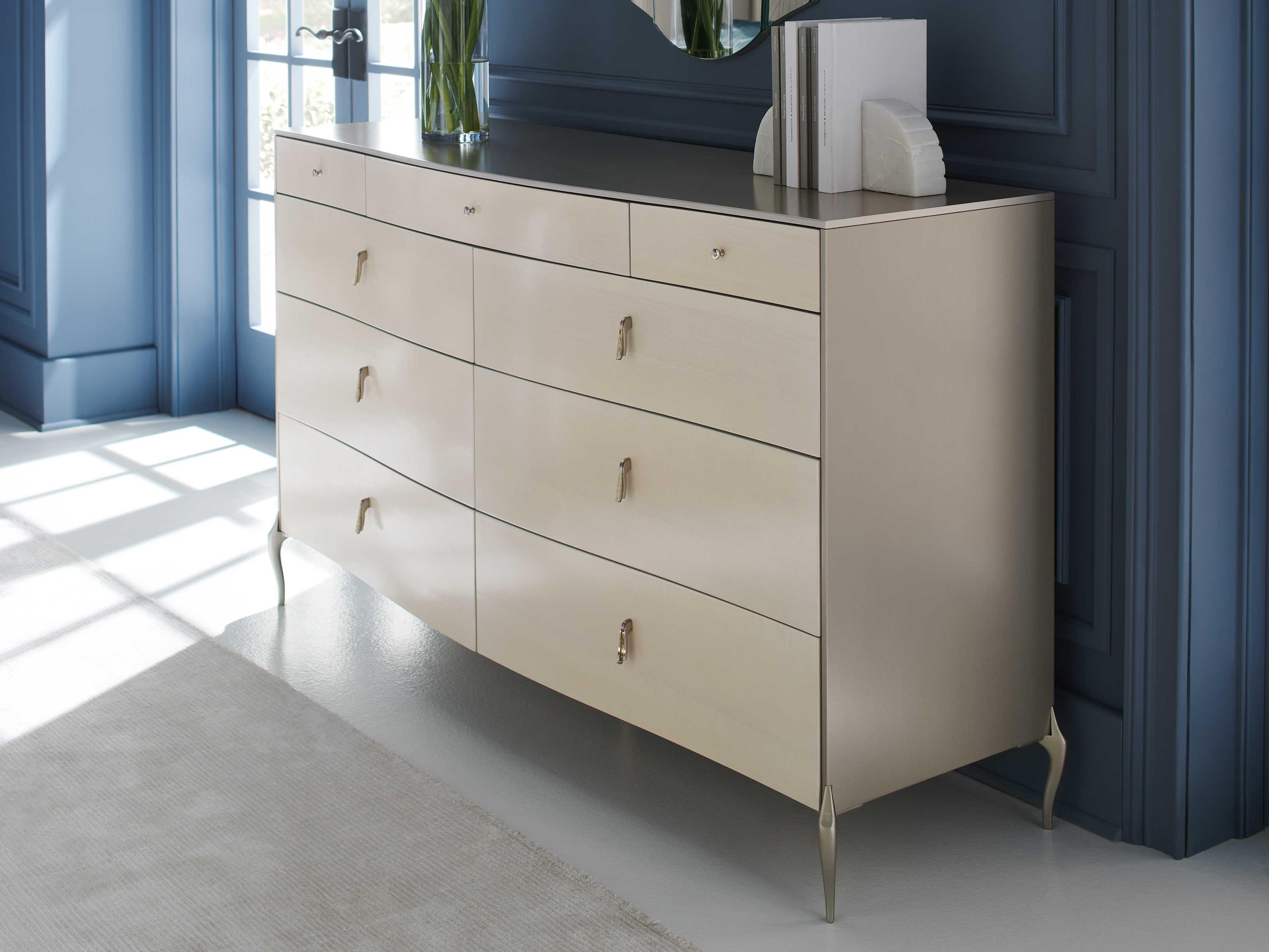 Caracole Classic Dress to Impress 9-Drawers Double Dresser