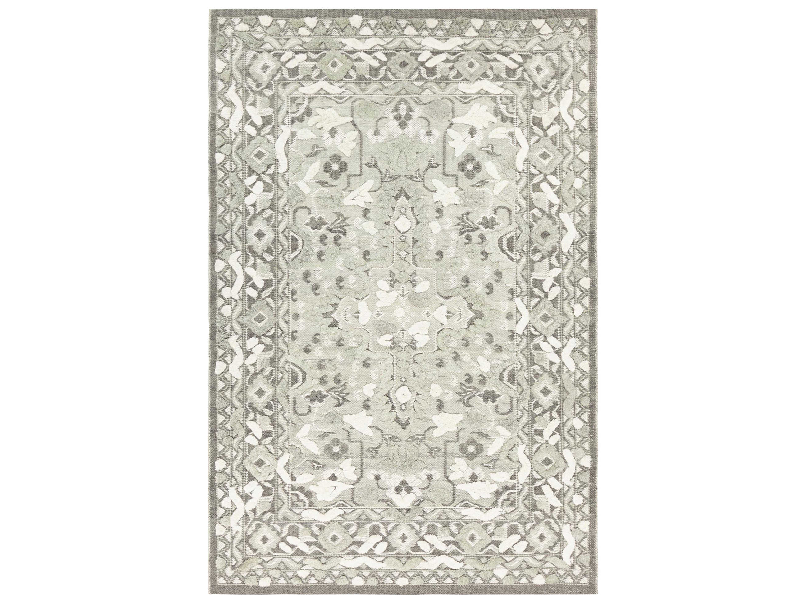 Chandra Daphne Bordered Area Rug