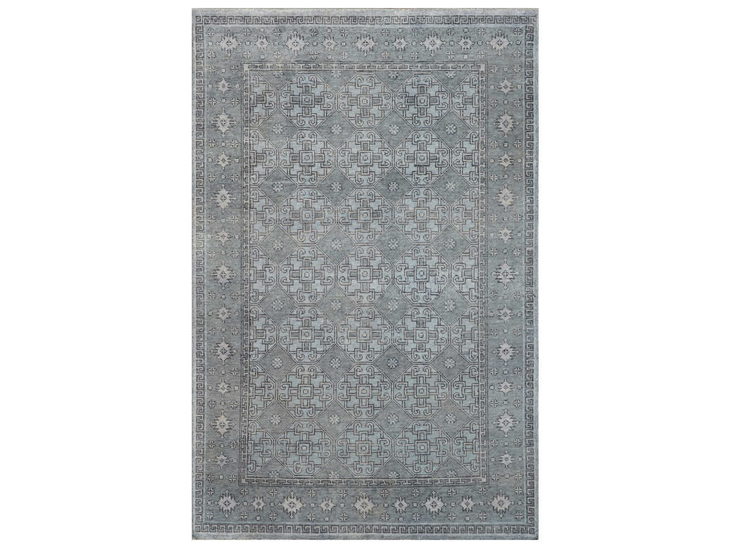 Chandra Eden Bordered Area Rug