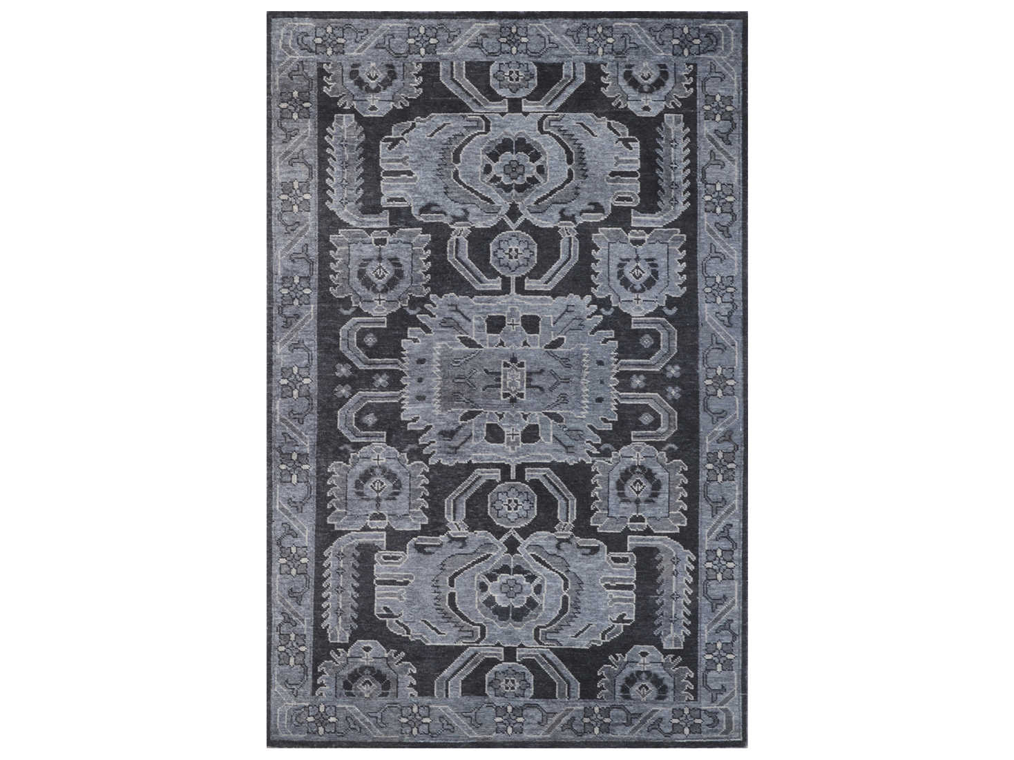 Chandra Eden Bordered Area Rug