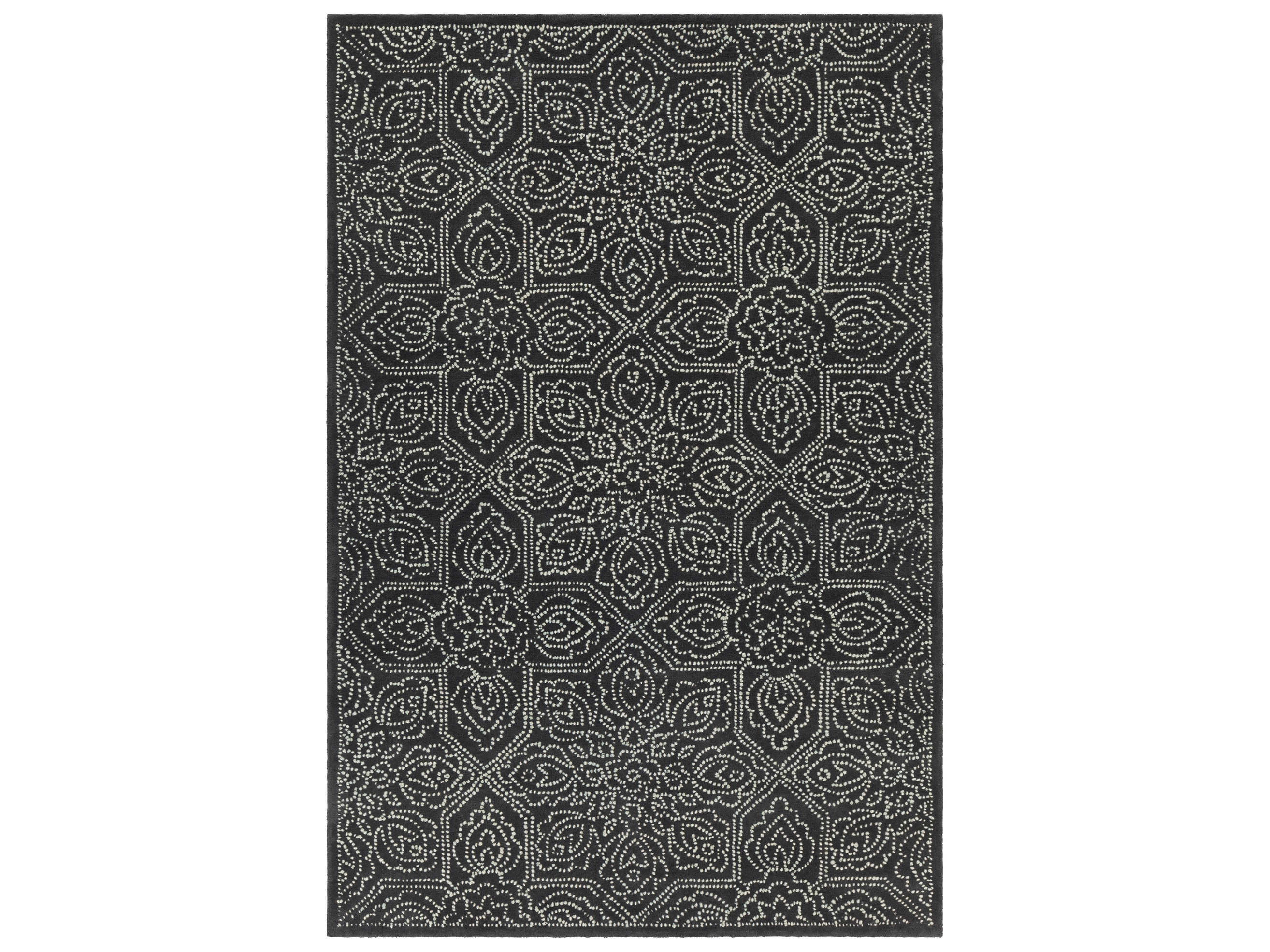 Chandra Hailee Damask Area Rug