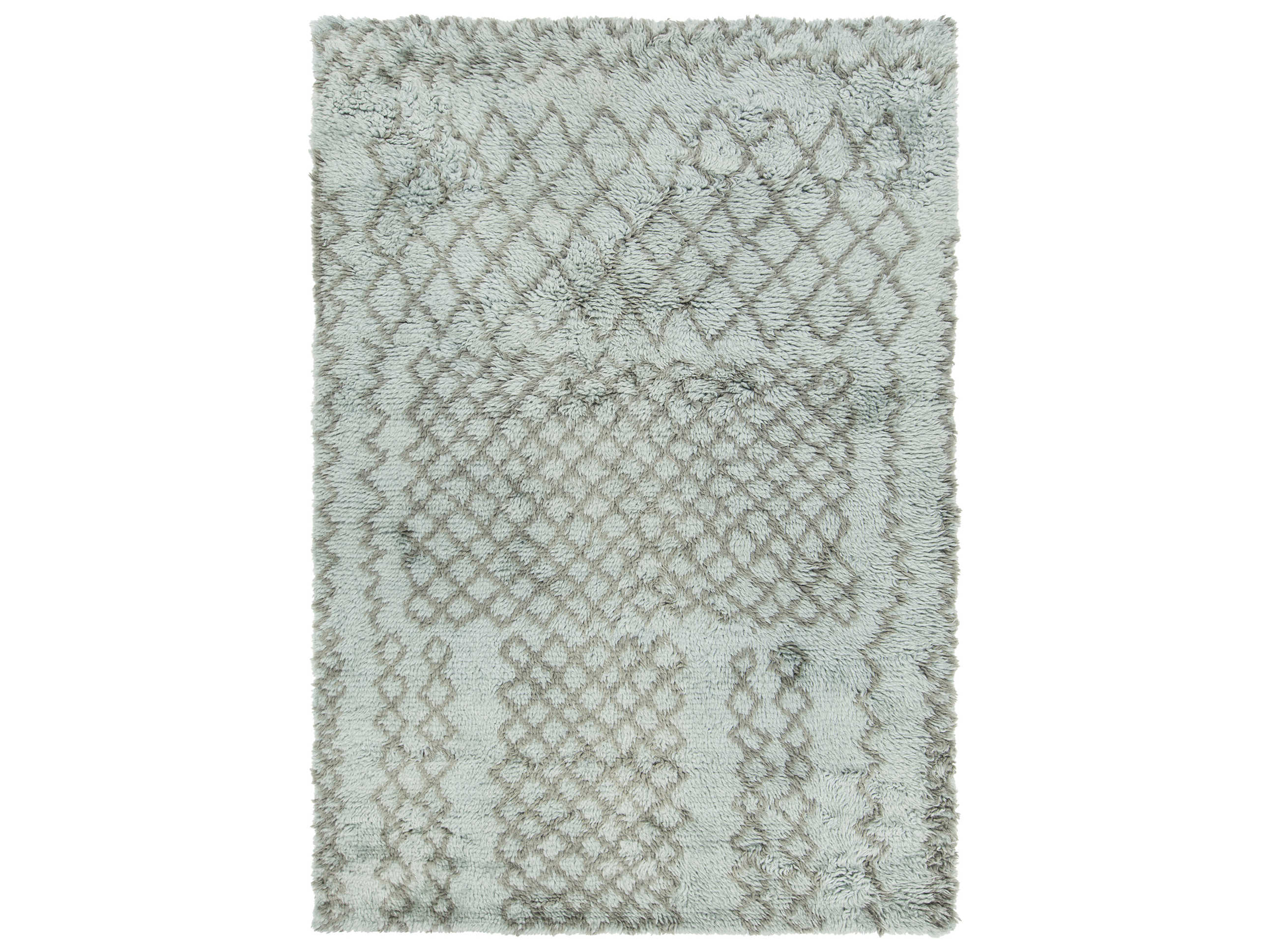 Chandra Jeri Shag Geometric Area Rug