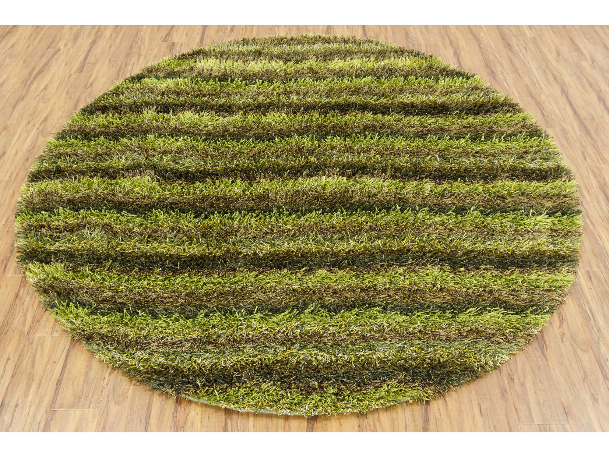 Chandra Kubu Shag Striped Area Rug