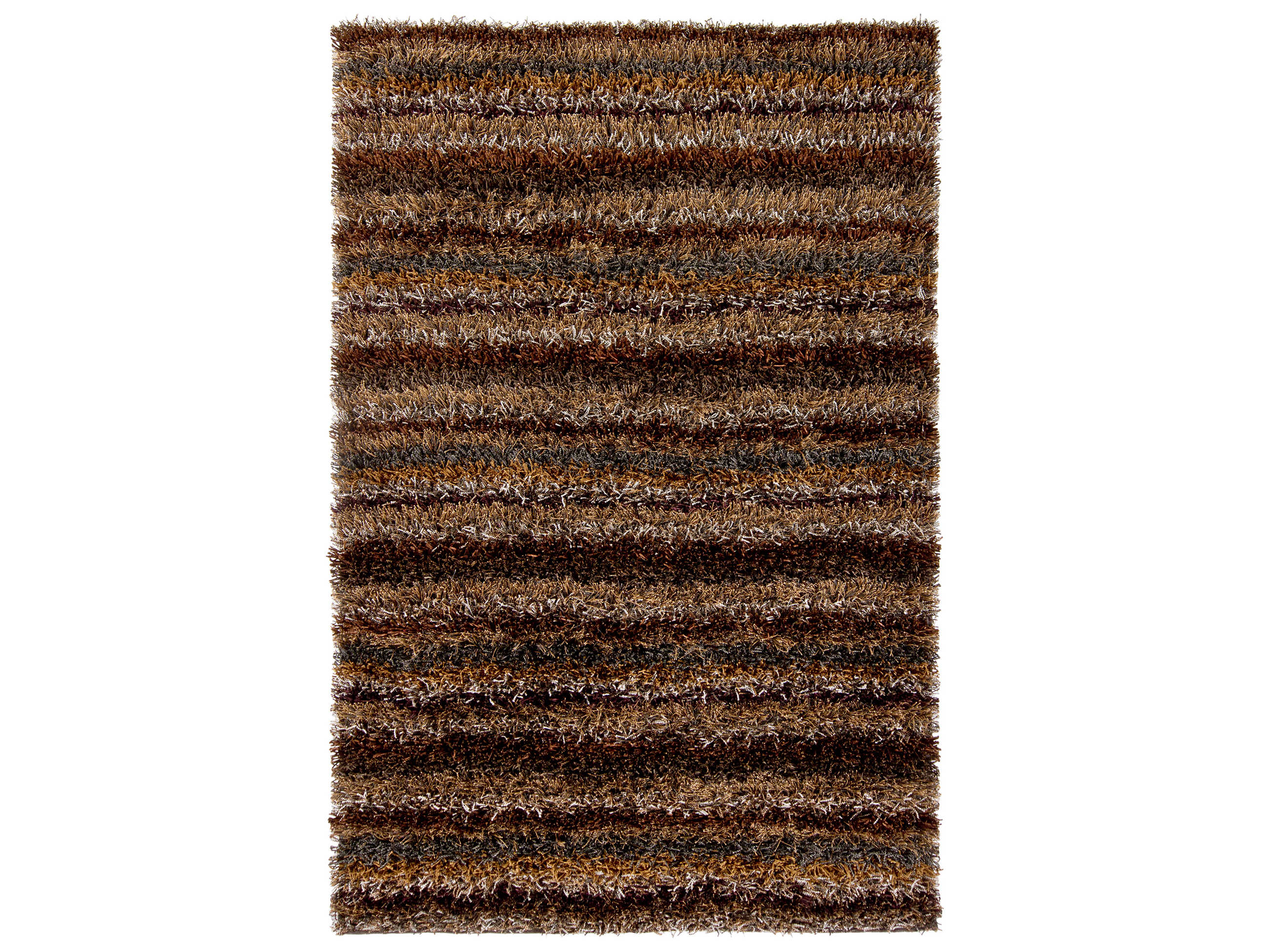 Chandra Kubu Shag Striped Area Rug