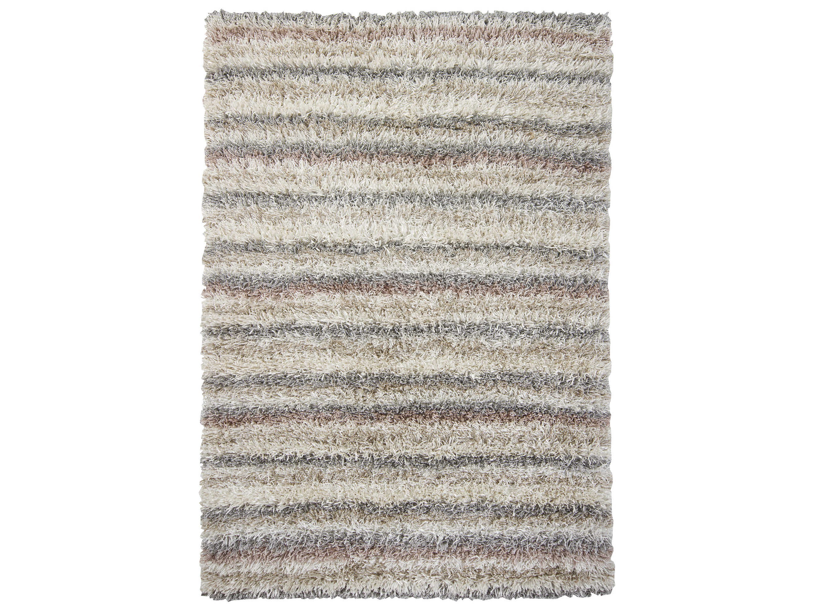 Chandra Kubu Shag Striped Area Rug