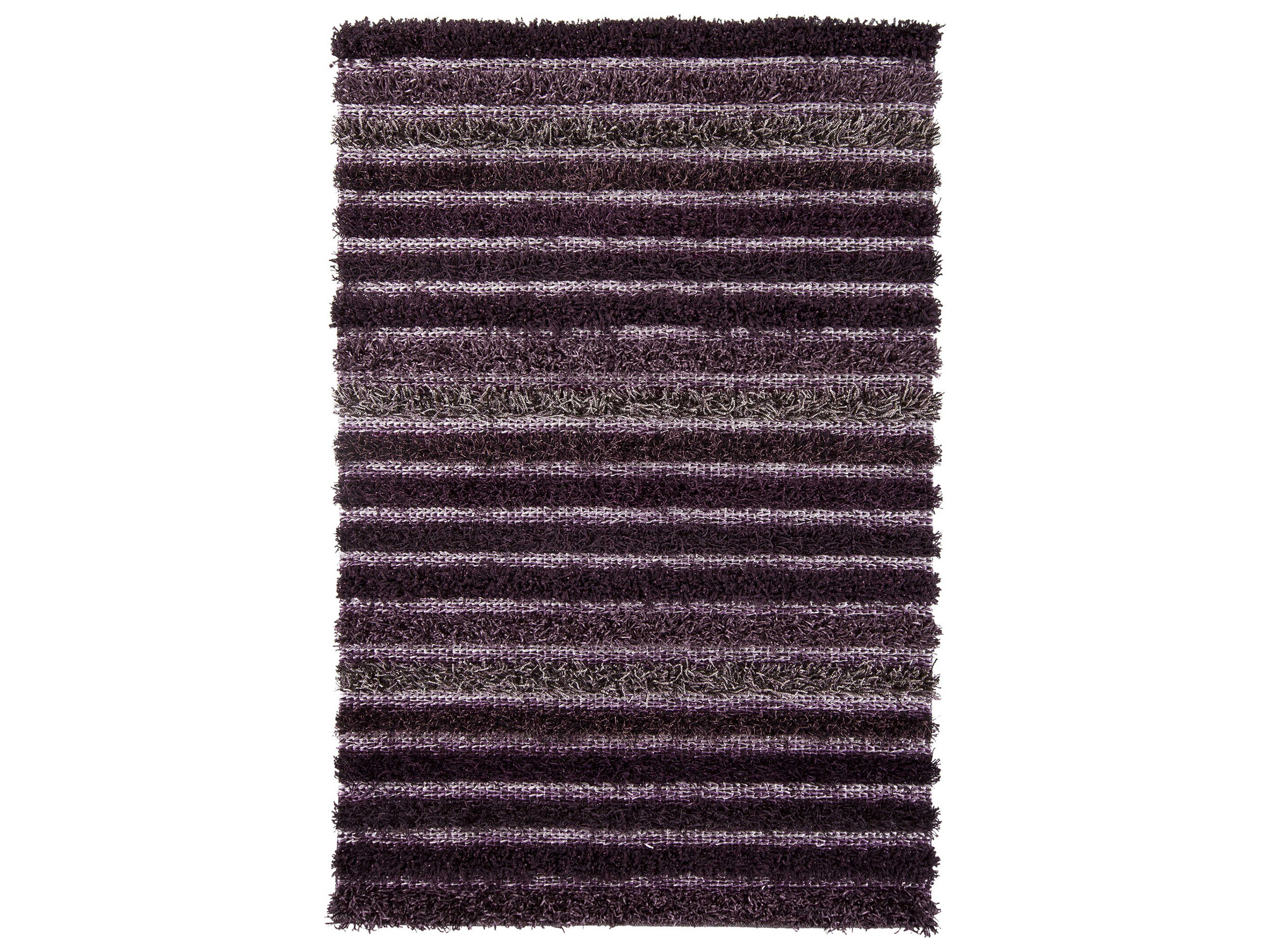 Chandra Lavasa Shag Striped Area Rug