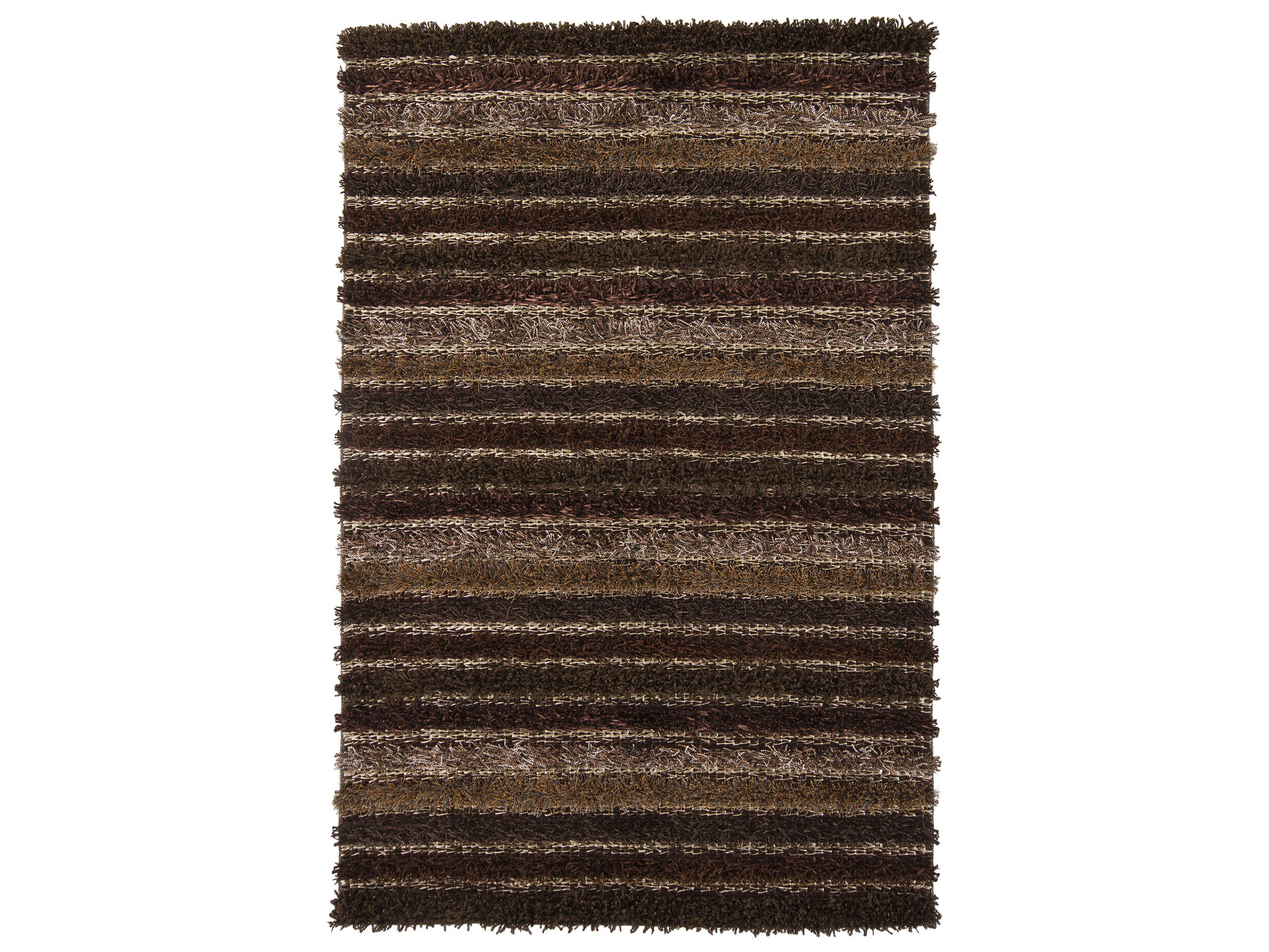 Chandra Lavasa Shag Striped Area Rug