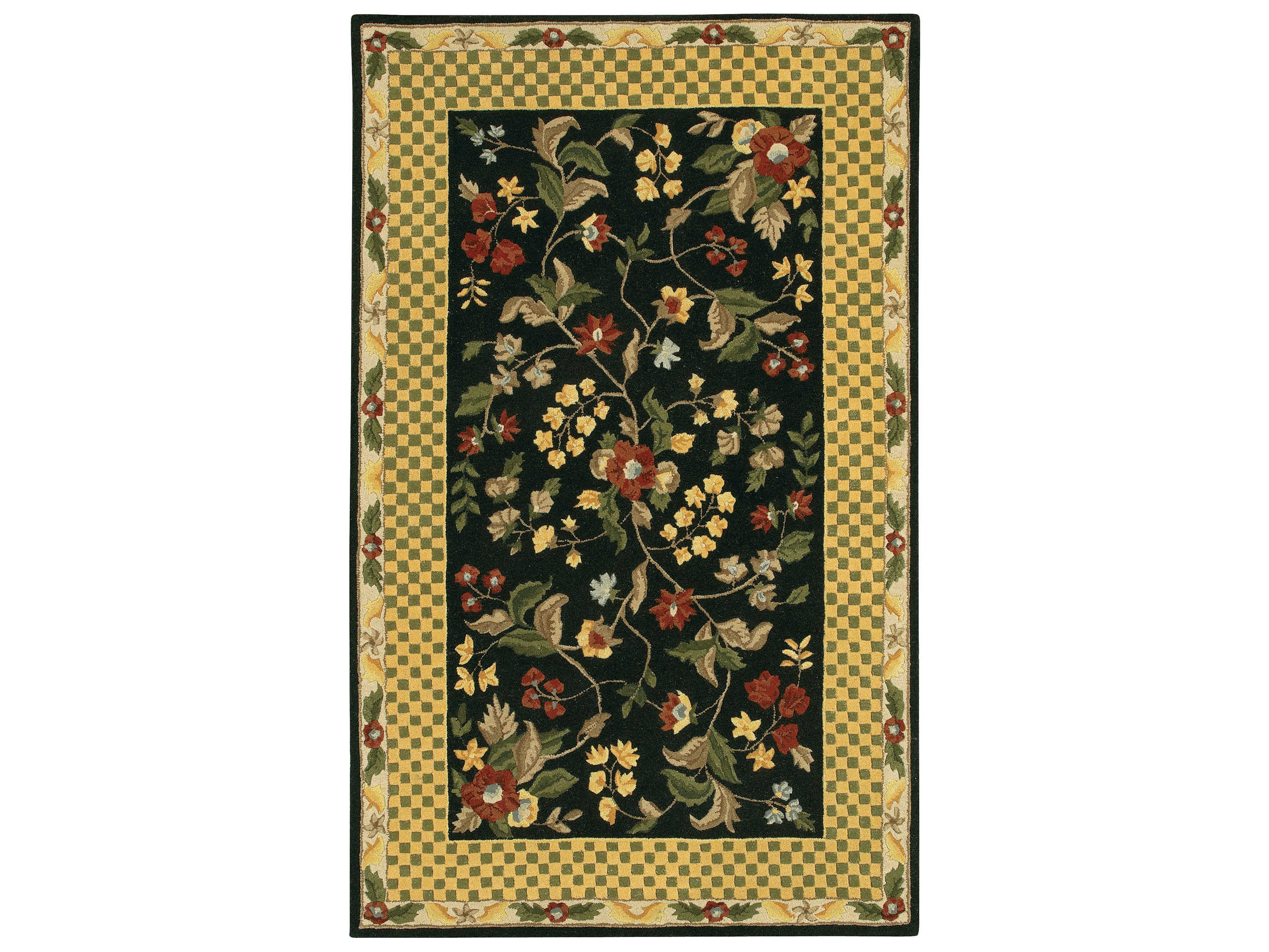 Chandra Metro Bordered Area Rug