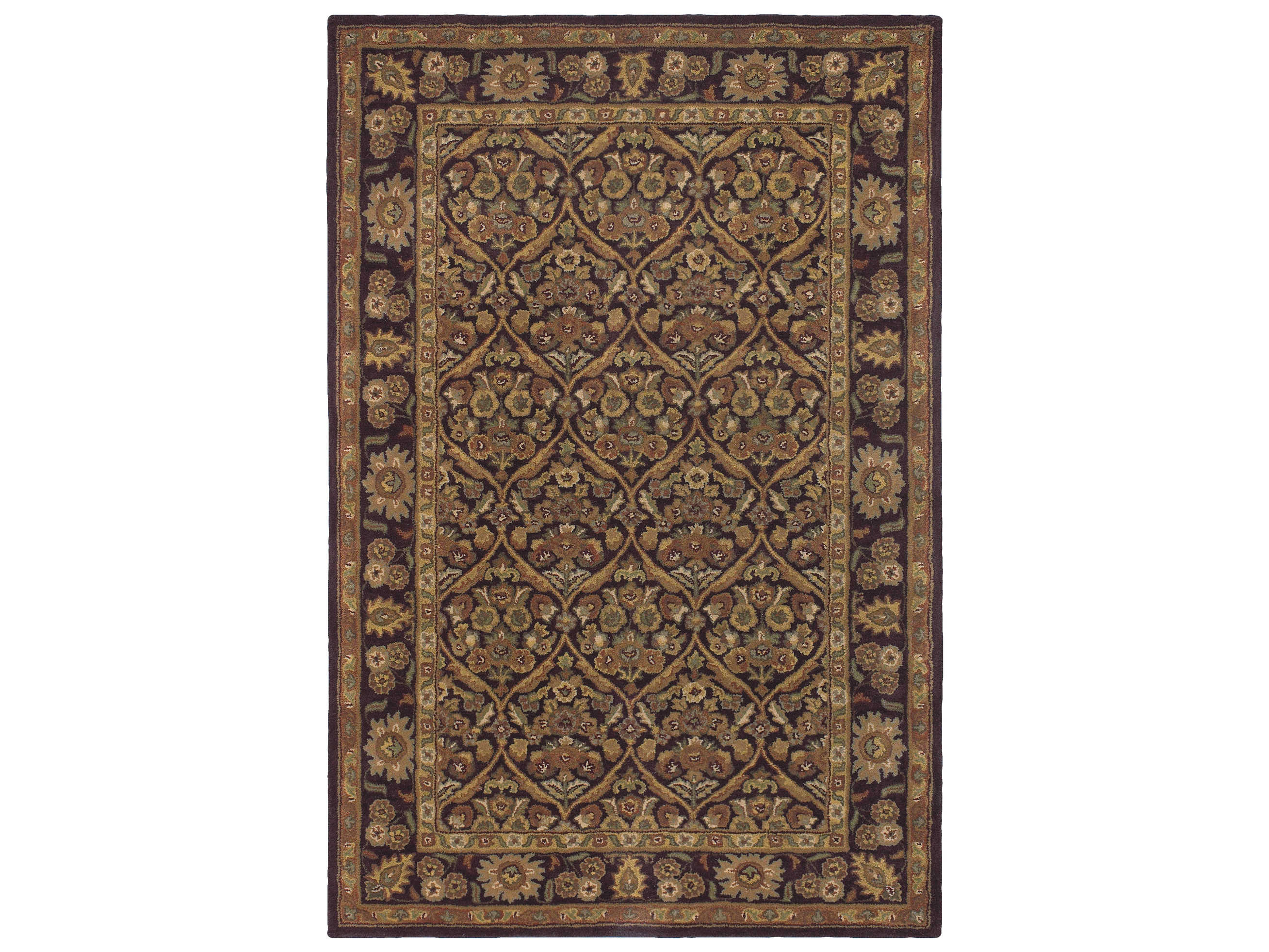 Chandra Metro Bordered Area Rug
