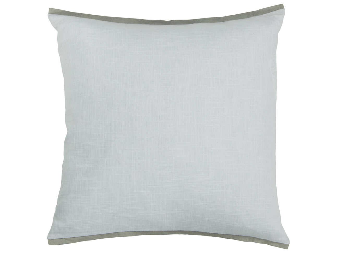 Chandra White Grey Pillow