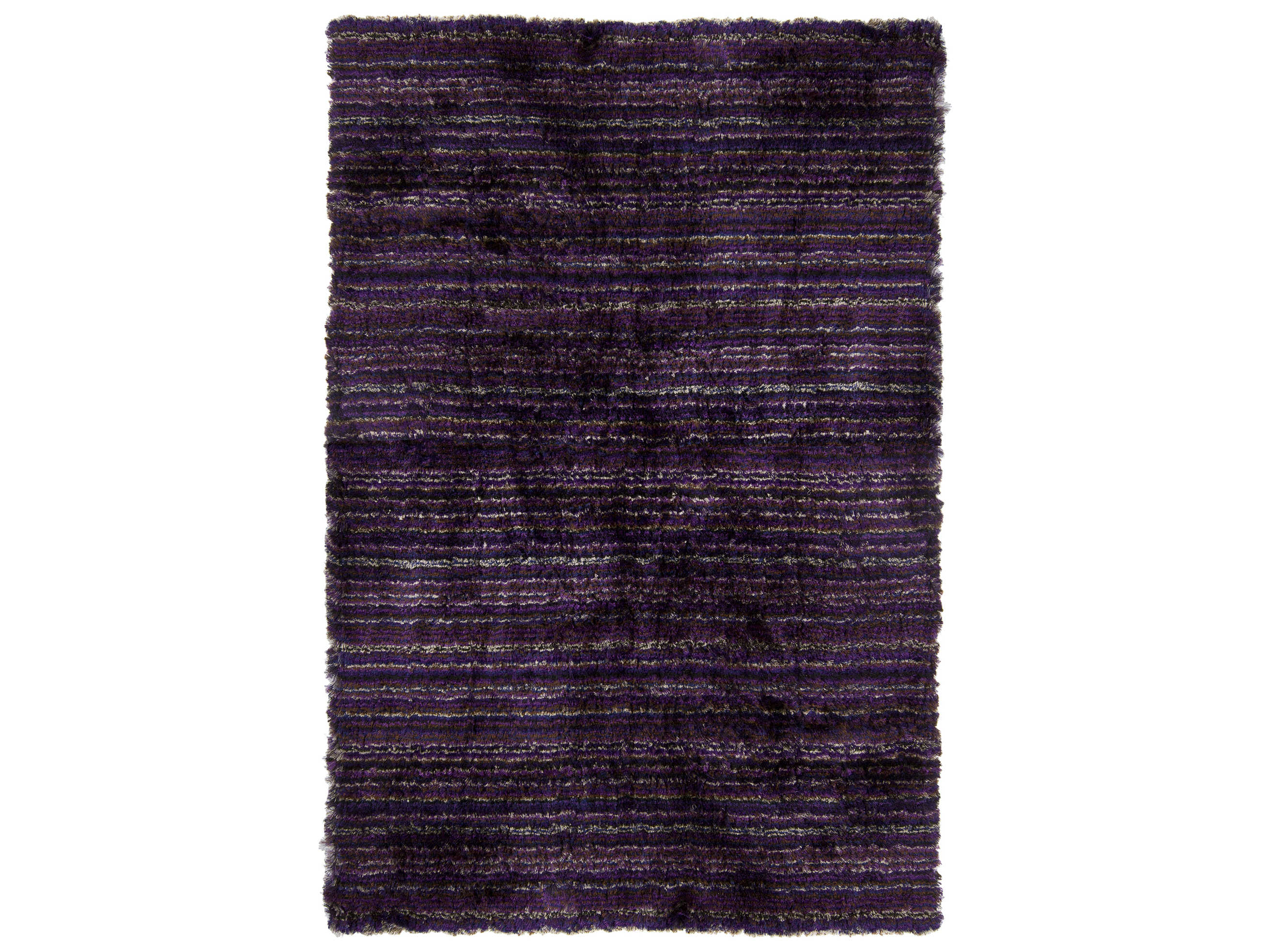 Chandra Savona Shag Striped Area Rug