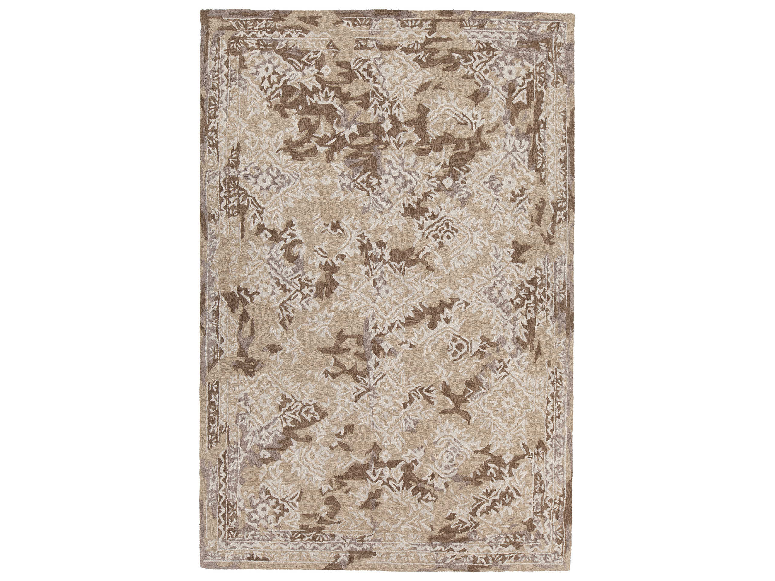 Chandra Zyana Bordered Area Rug
