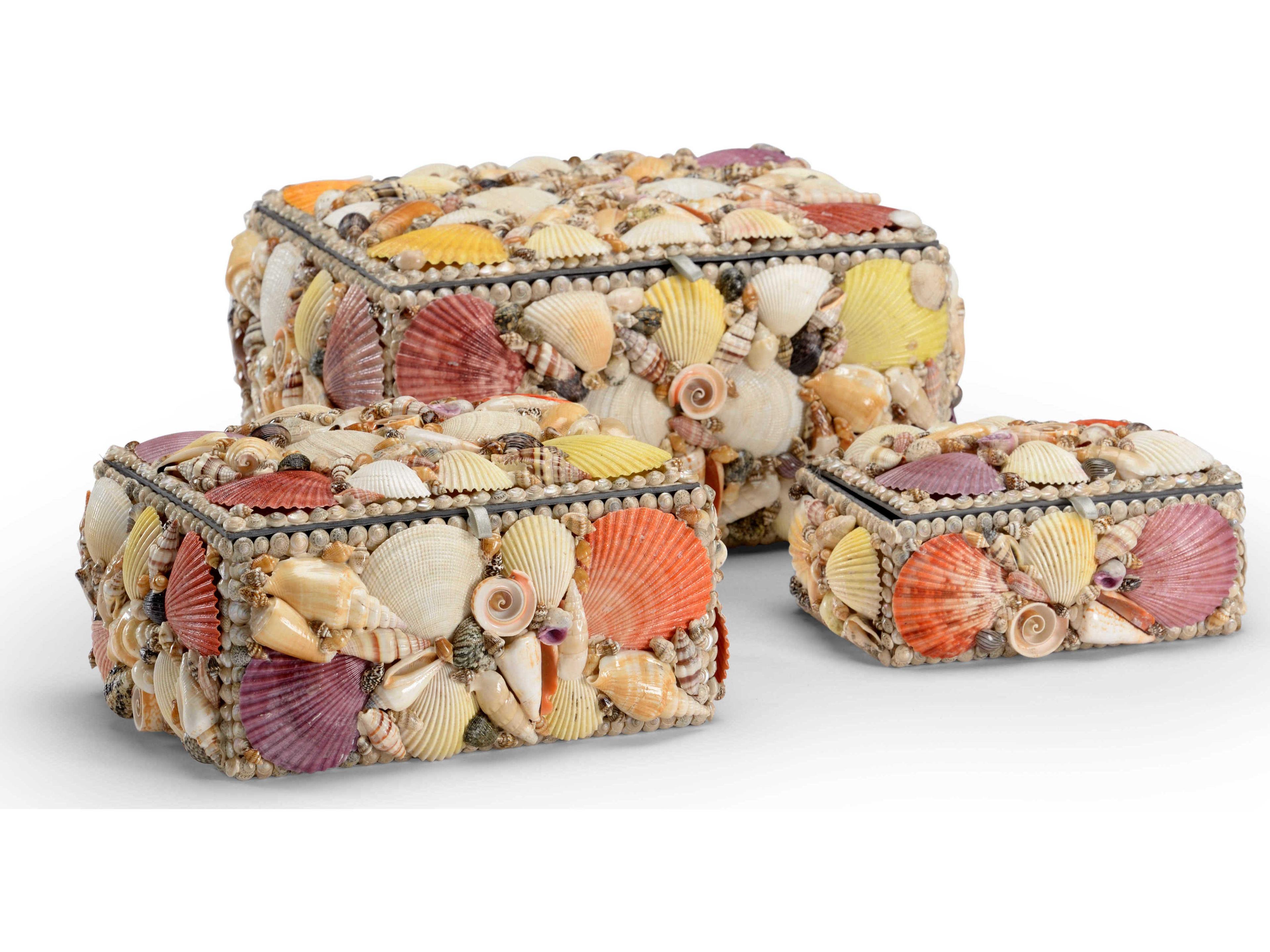 Chelsea House Natural Jewelry Box Set of 3