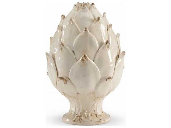 Chelsea House Artichoke Small Antique White Sculpture