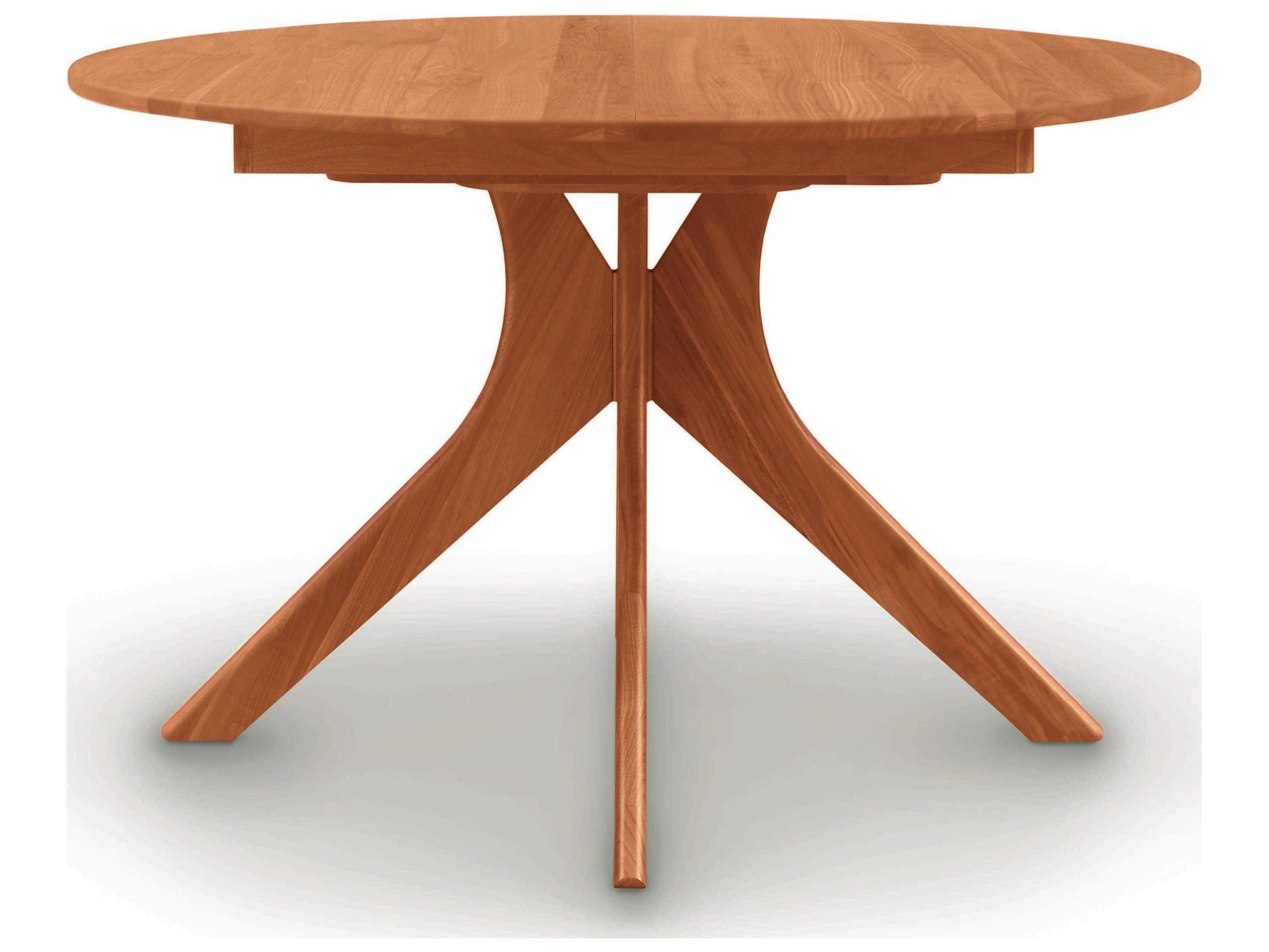 Copeland Audrey Extendable Round Wood Dining Table
