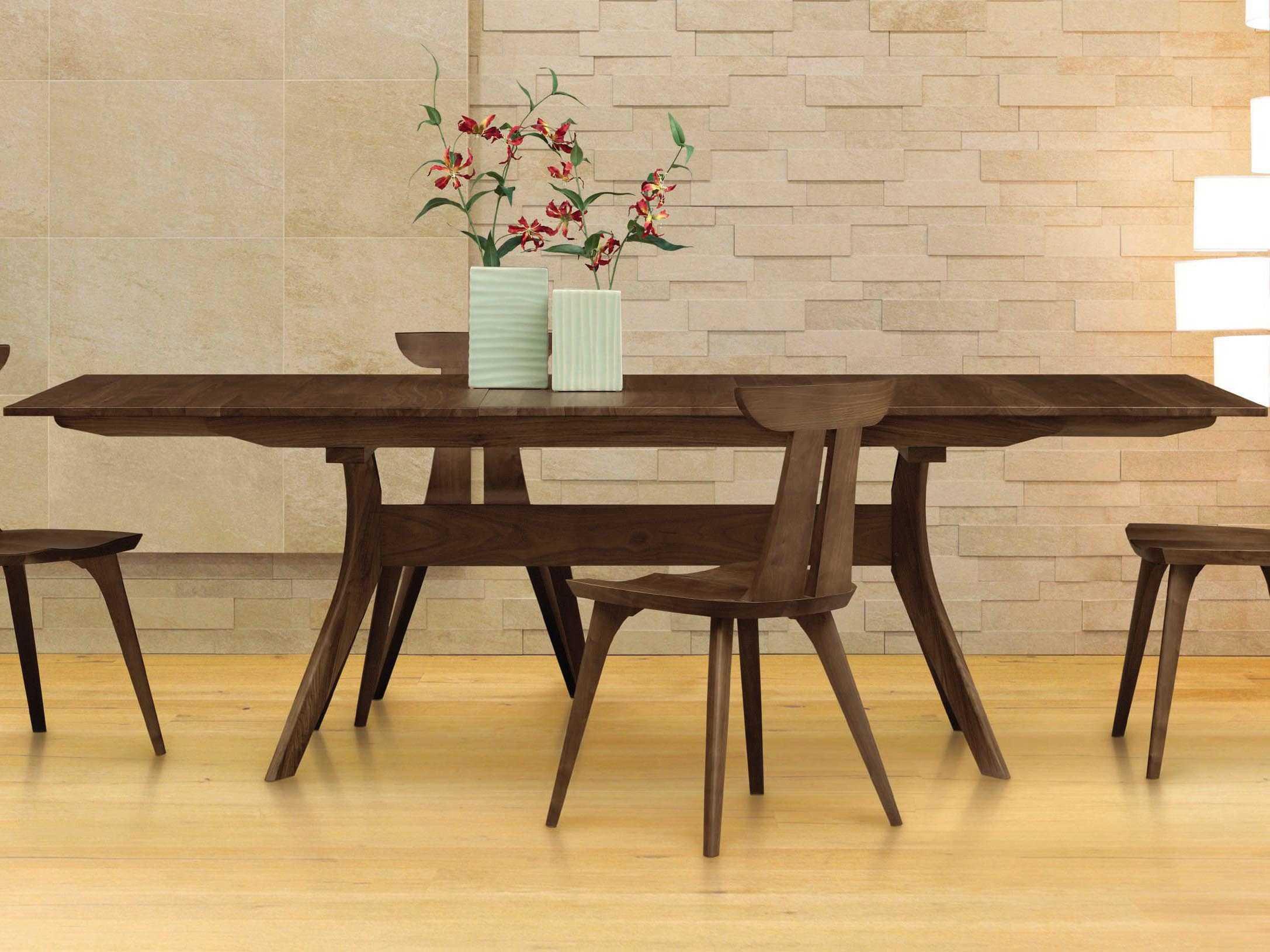 Copeland Audrey Extendable Rectangular Wood Dining Table