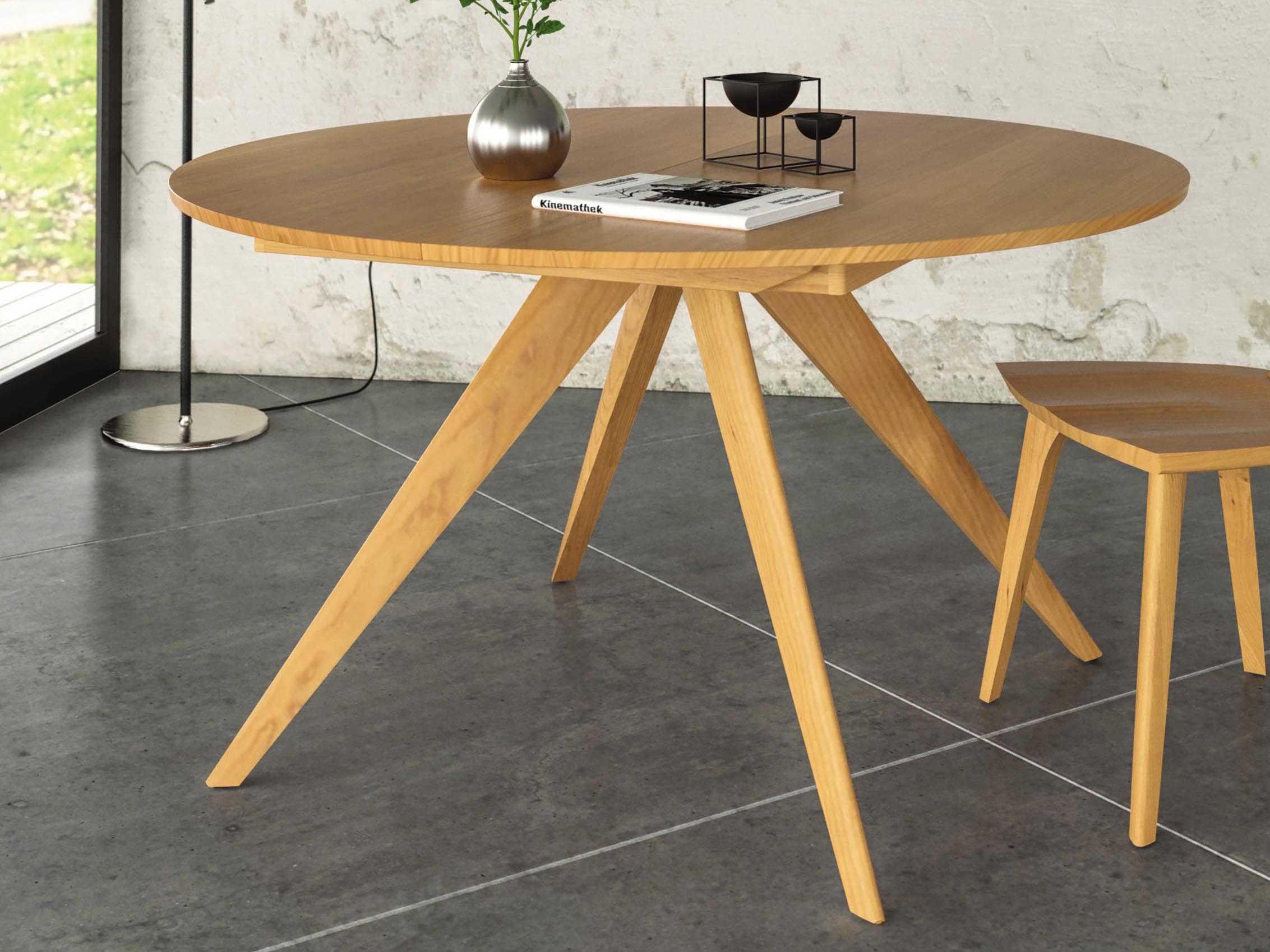 Copeland Catalina Extendable Round Wood Dining Table