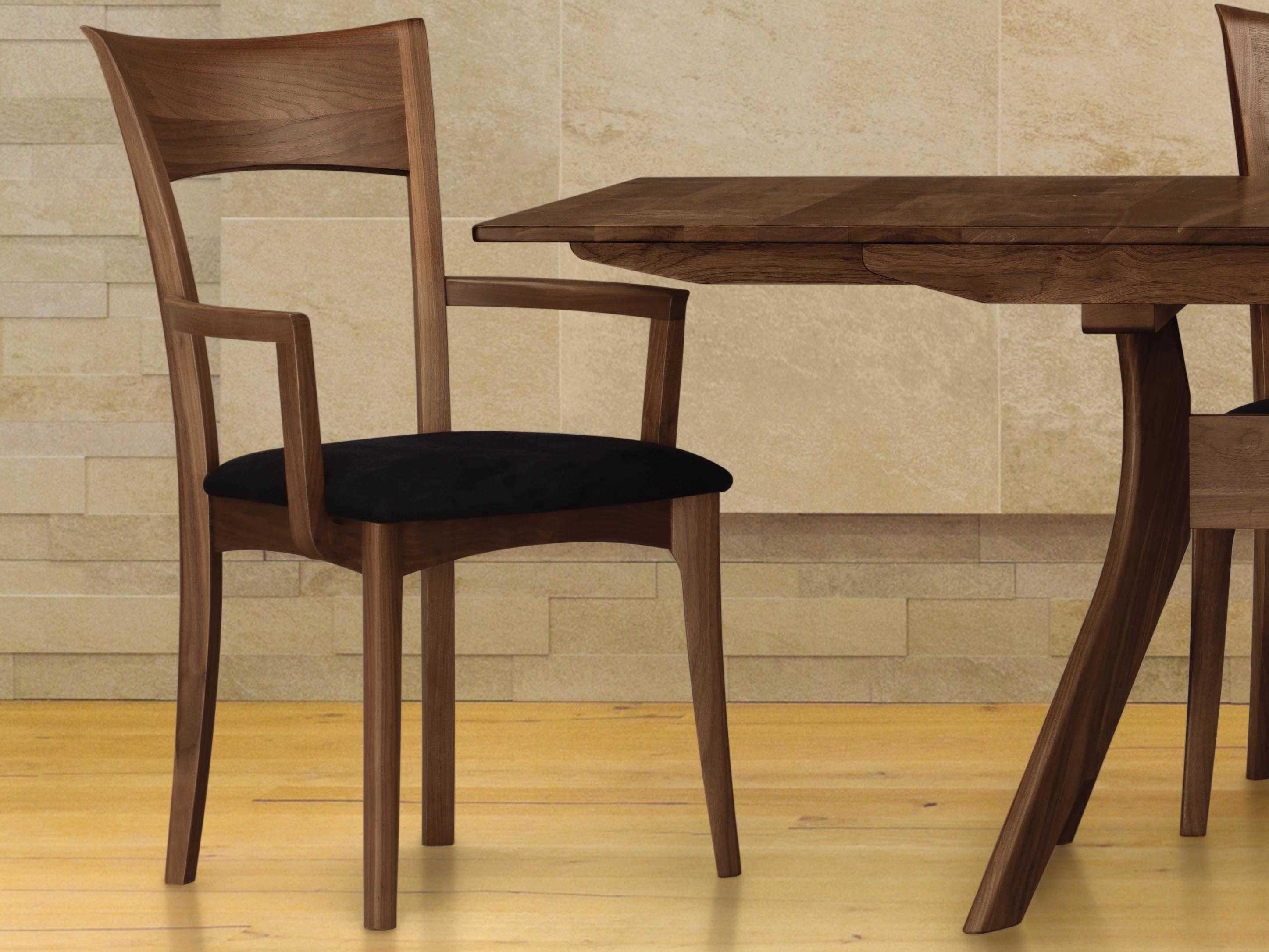 Copeland Furniture Ingrid Leather Arm Dining Chair