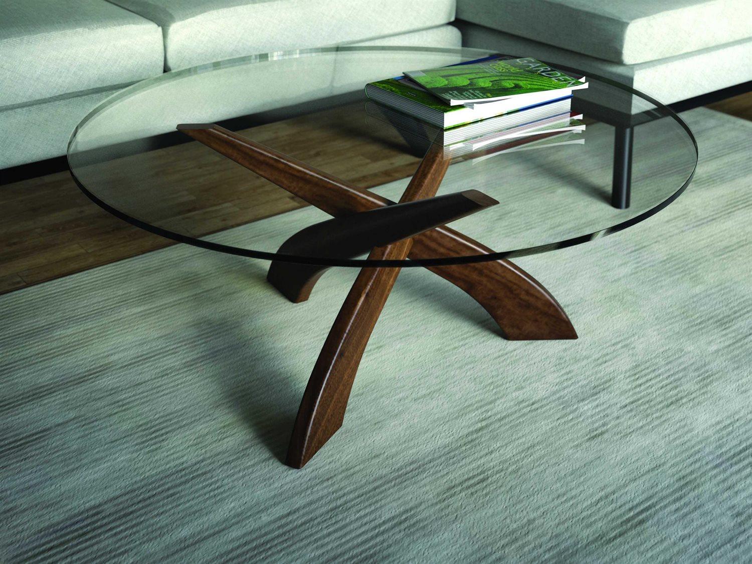 Copeland Statements Round Glass Coffee Table