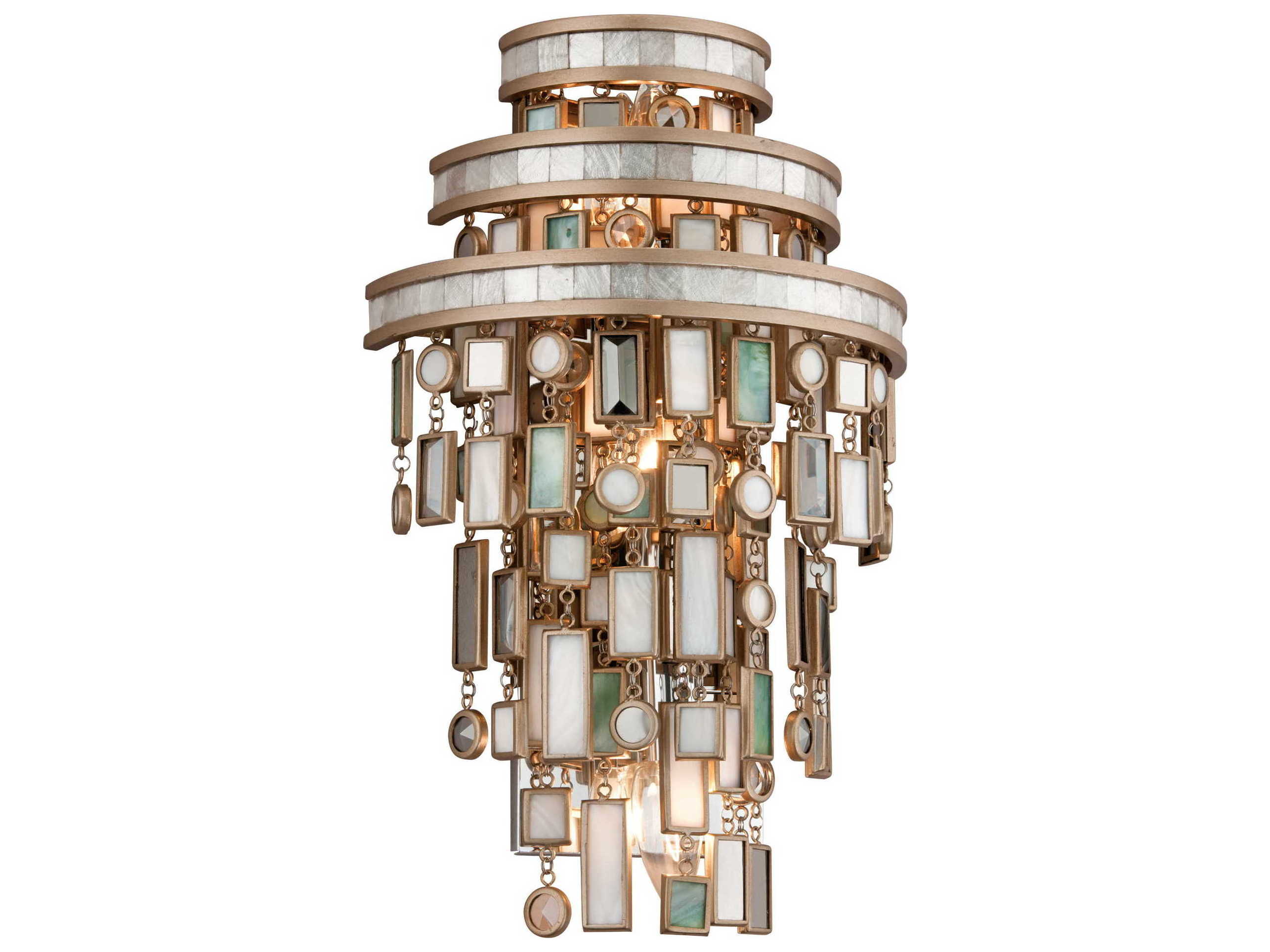 Corbett Lighting Dolcetti Silver Wall Sconce