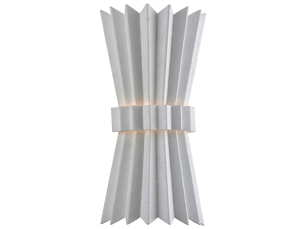 Corbett Lighting Moxy 2-Light Gesso White Wall Sconce